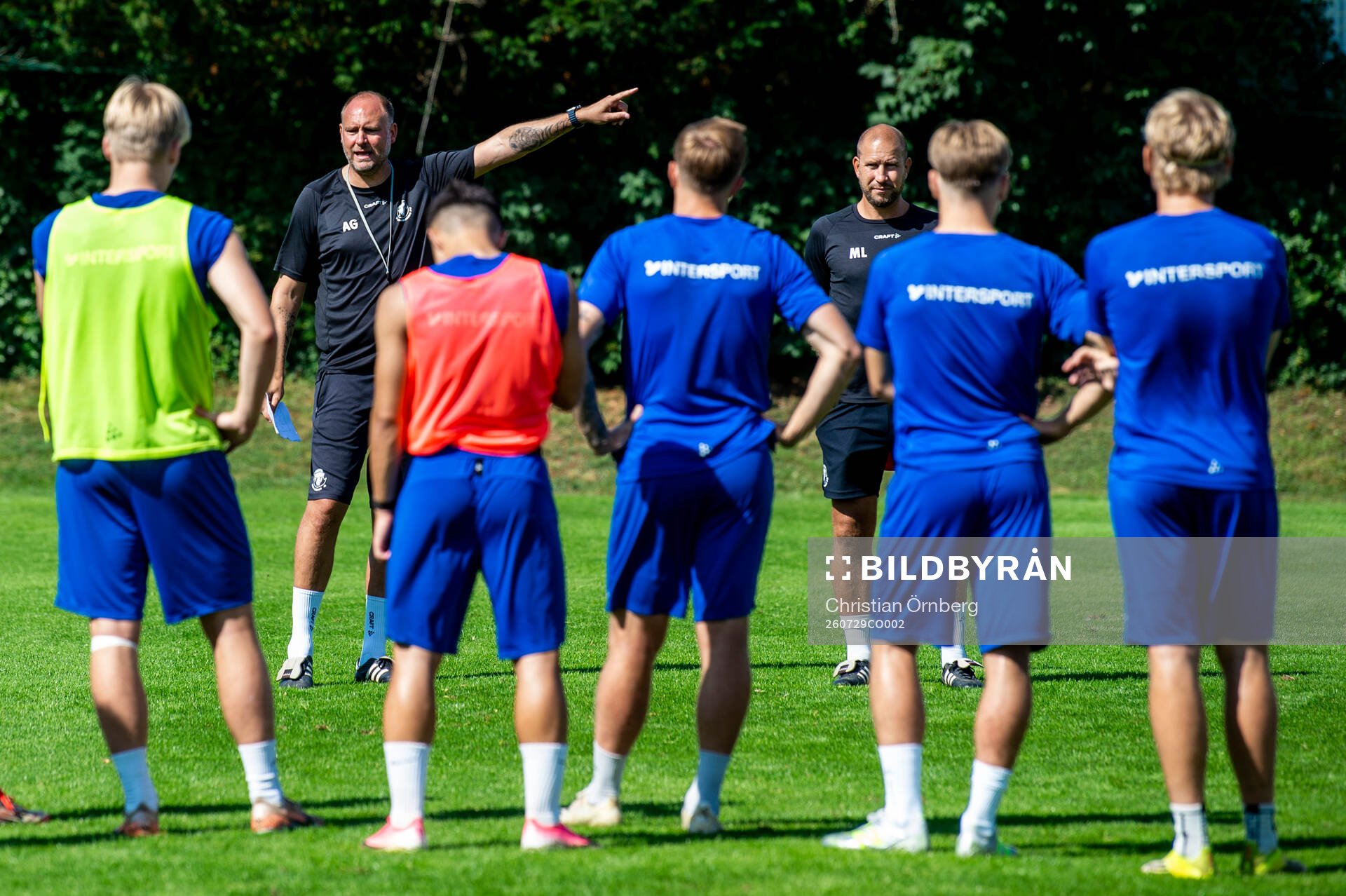 Tränare Andreas Granqvist, assisterande tränare Mattias