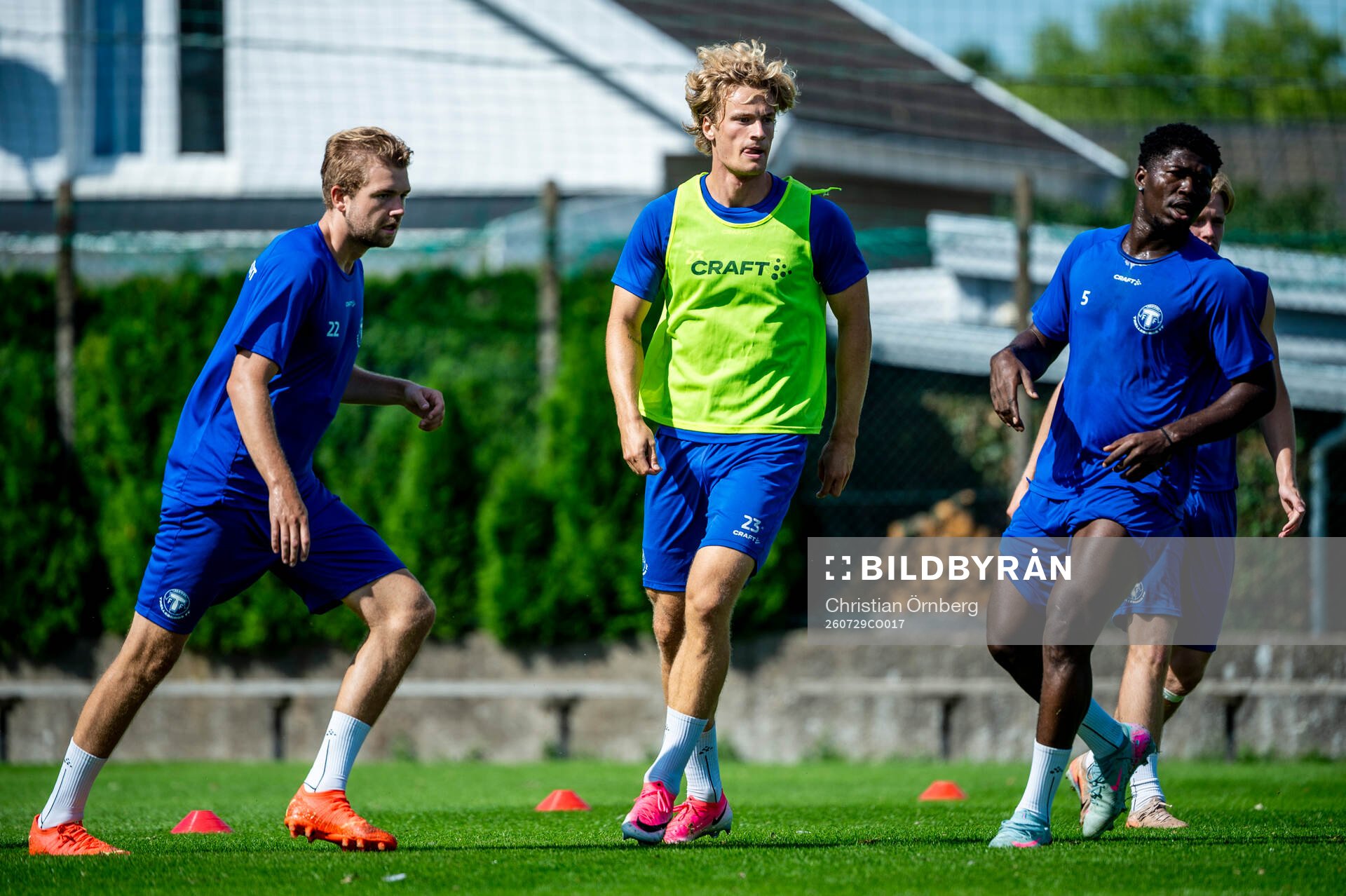 Niclas Bergmark, Vincent Poppler och Abel Ogwuche