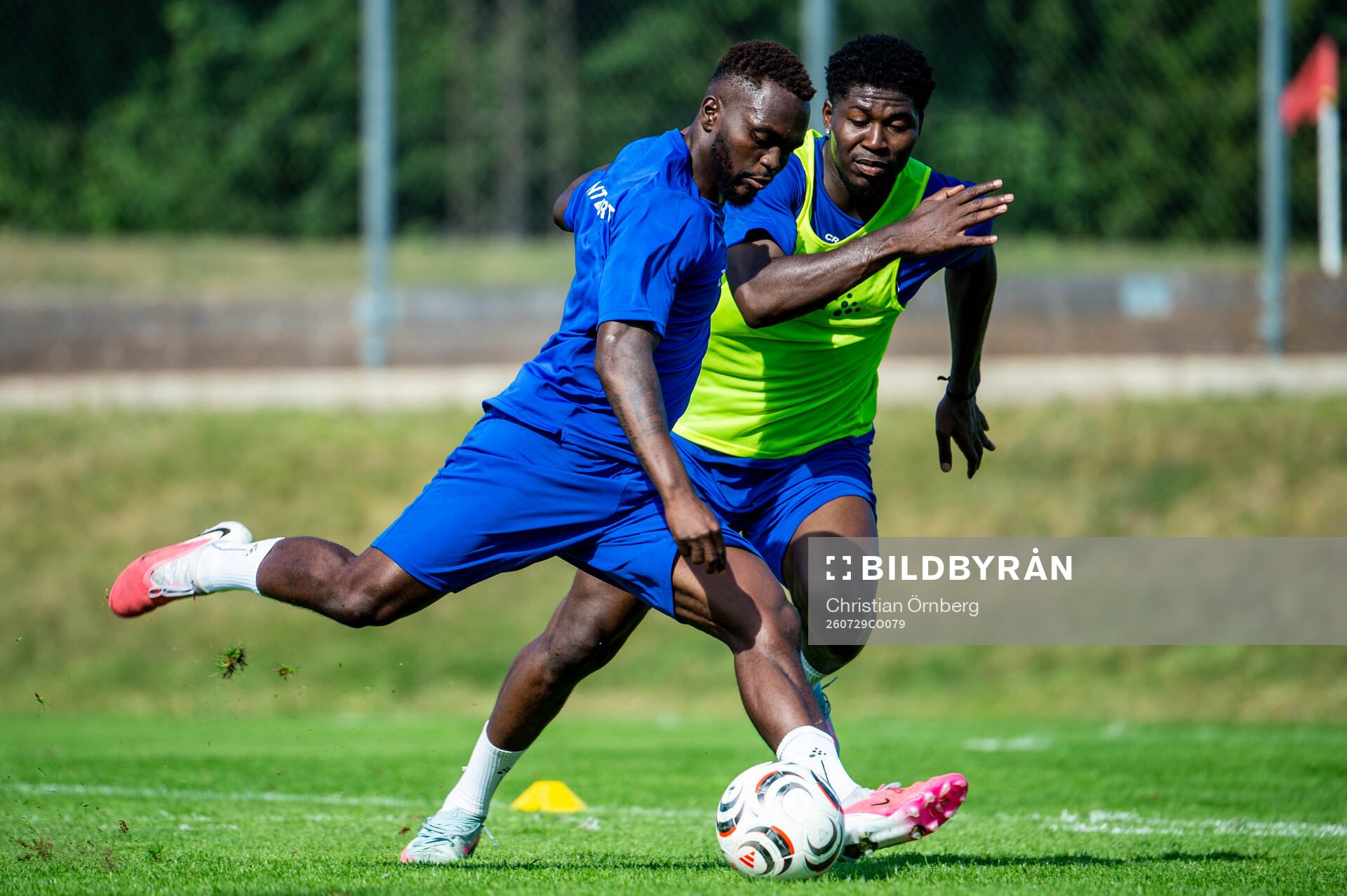 Kofi Asare och Abel Ogwuche
