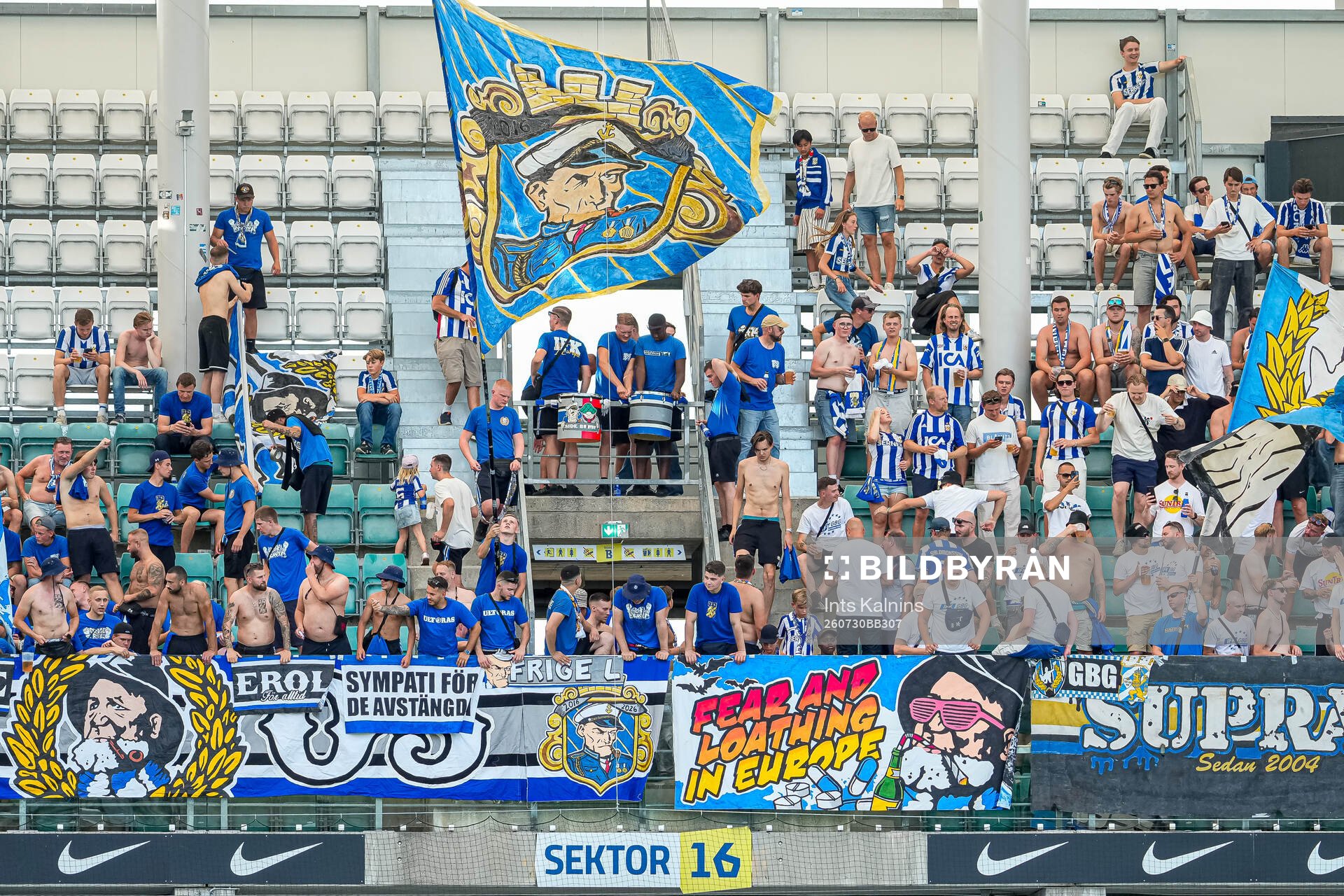 during the UEFA Conference League qualifier football match