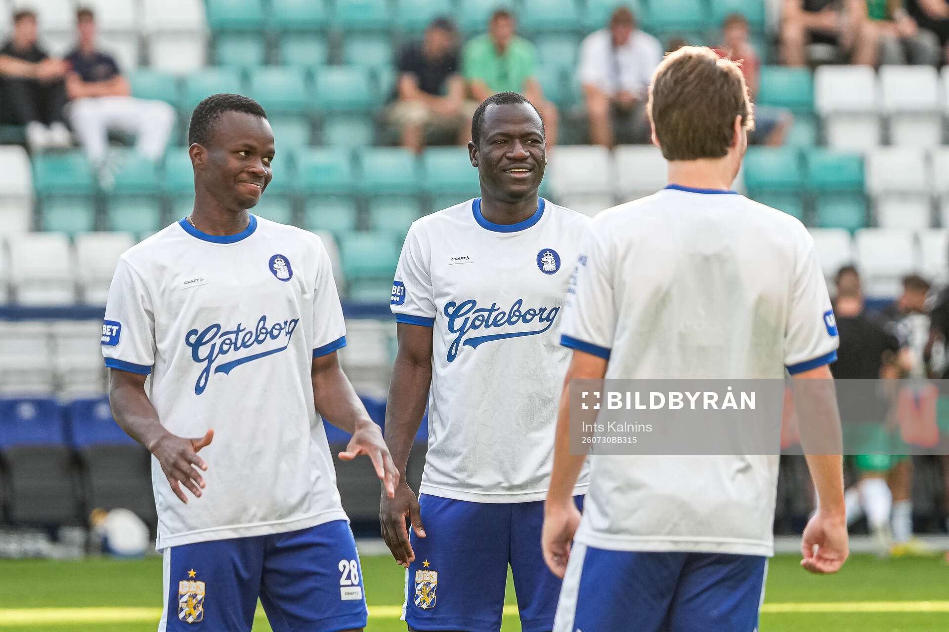 Issaka Seidu and Saidou Alioum Moubarak of IFK Göteborg