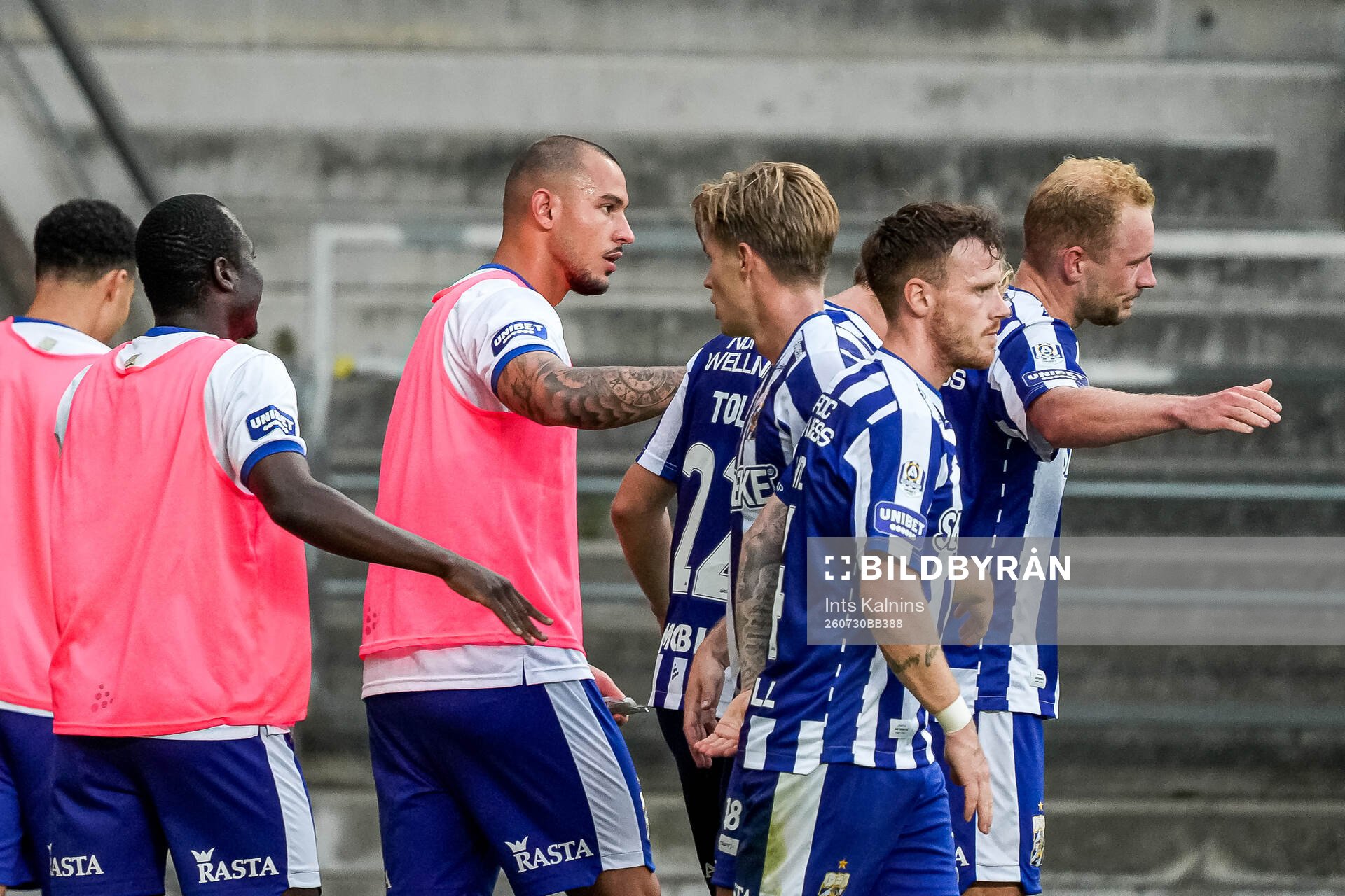 Adam Bergmark Wiberg of IFK Göteborg celebrates with