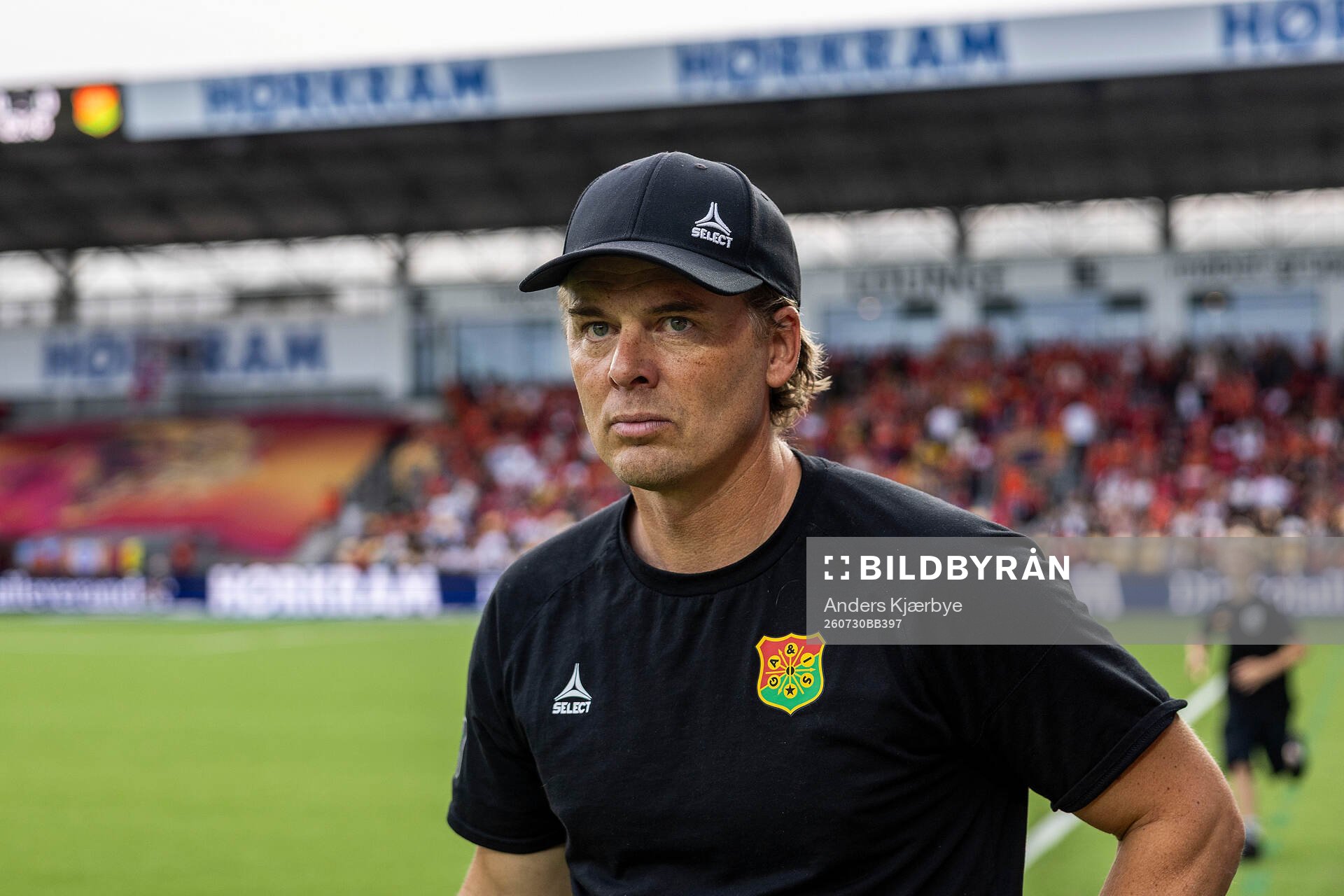 Head coach Fredrik Holmberg of GAIS