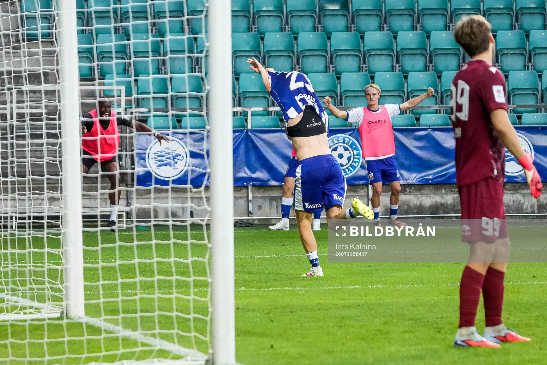 of IFK Göteborg Adam Bergmark Wiberg celebrates