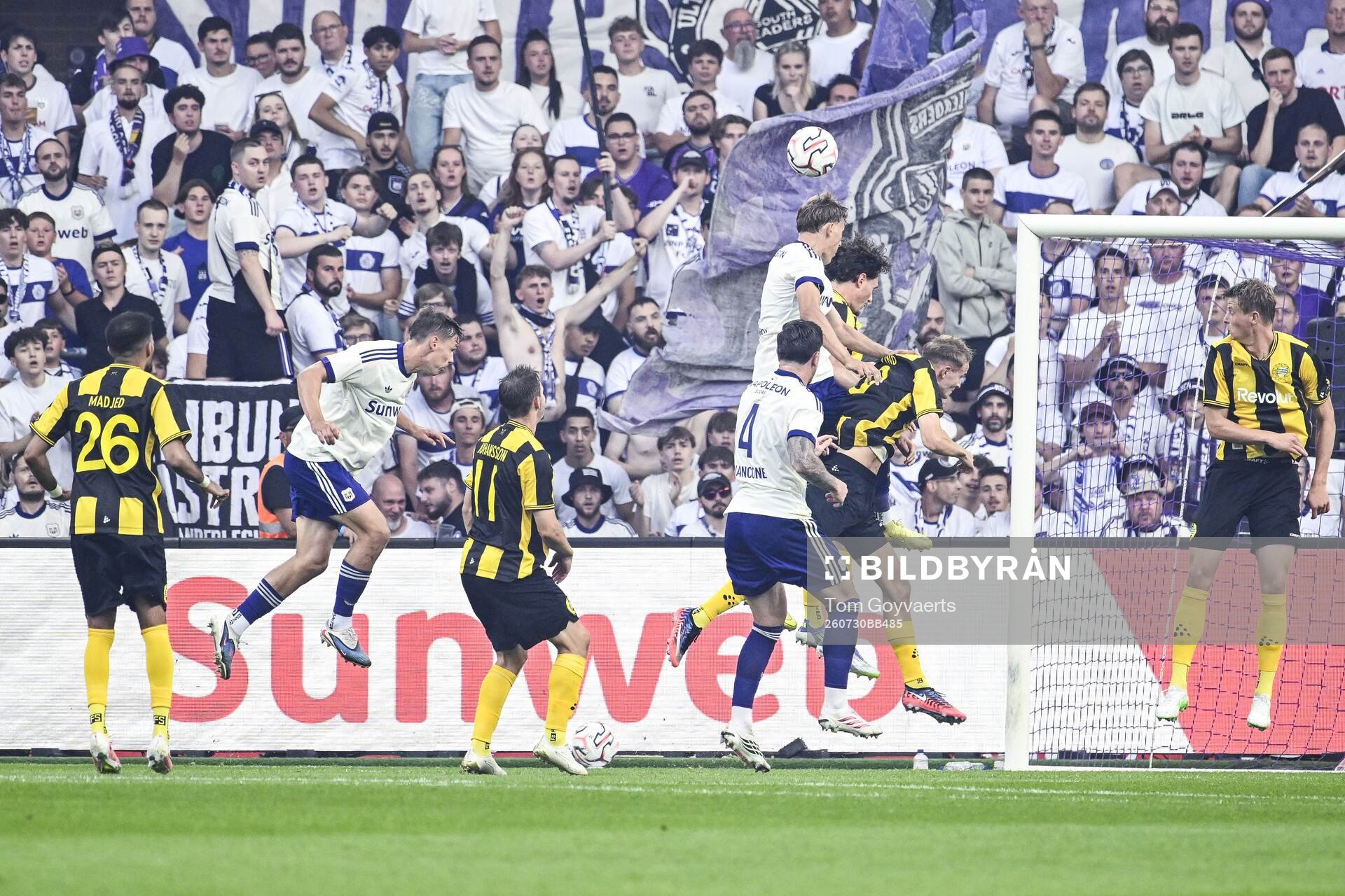 Football, Europa League, Qualifier, Anderlecht - Hammarby