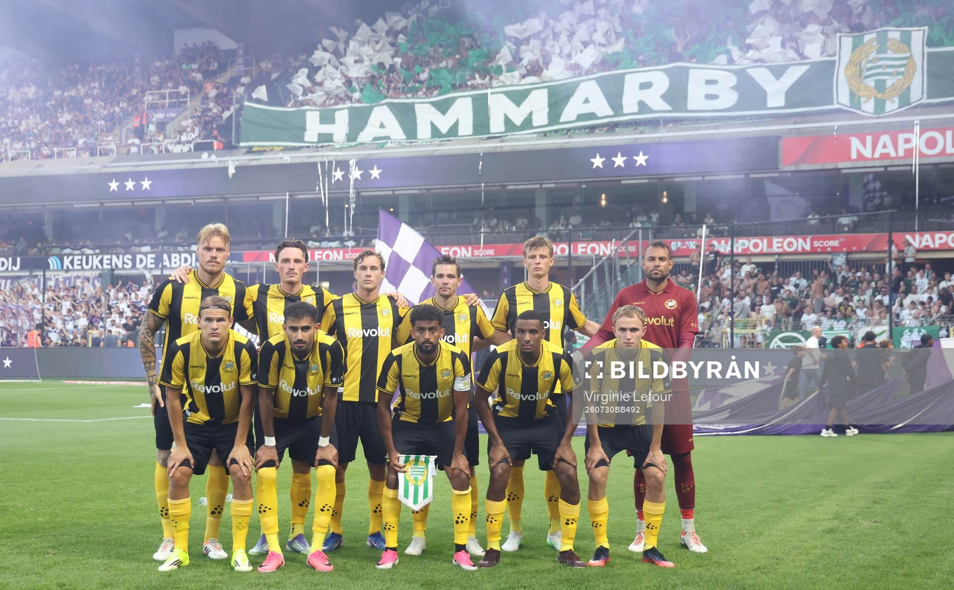 Football, Europa League, Qualifier, Anderlecht - Hammarby