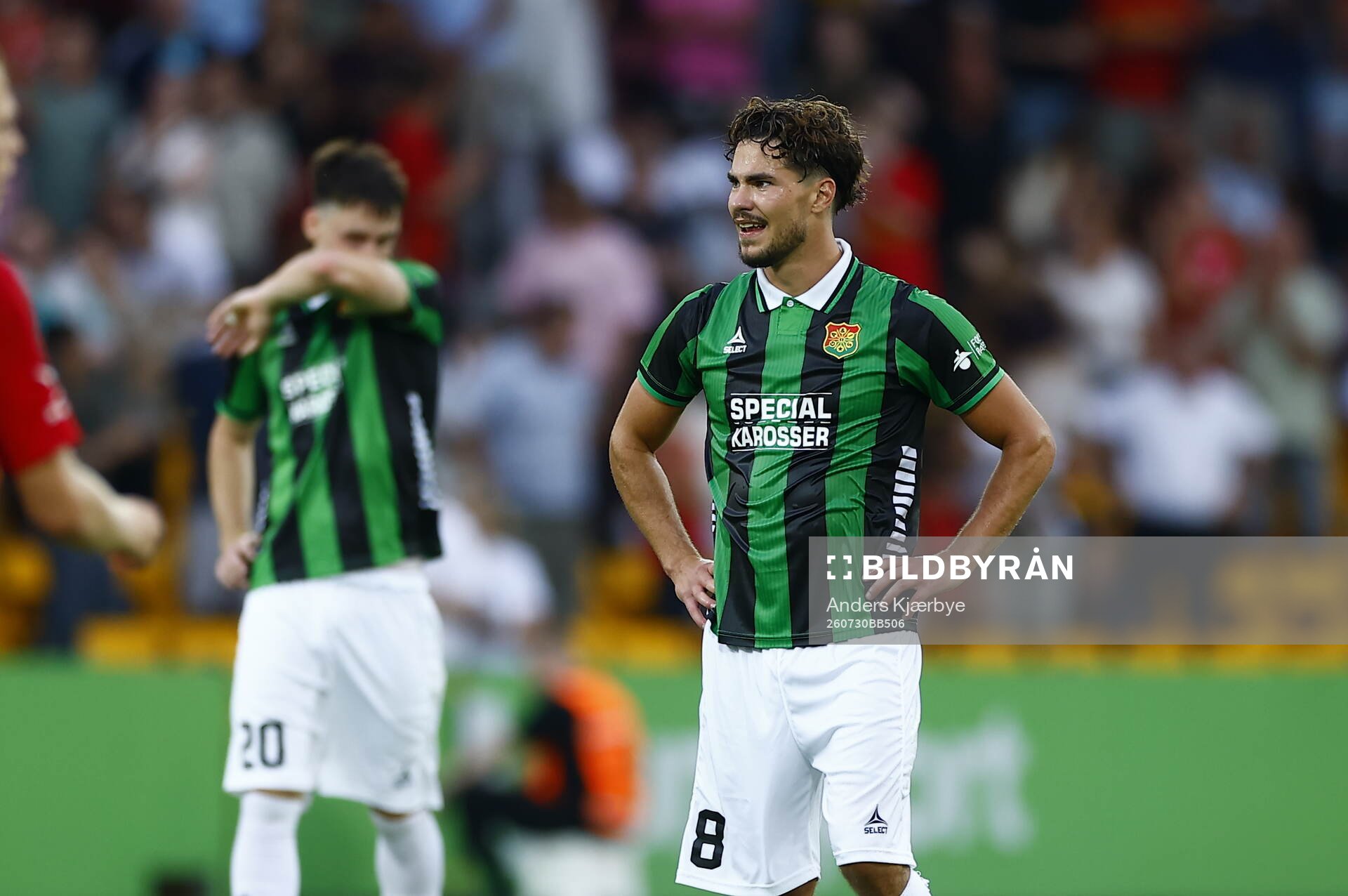 William Milovanovic of GAIS looks dejected