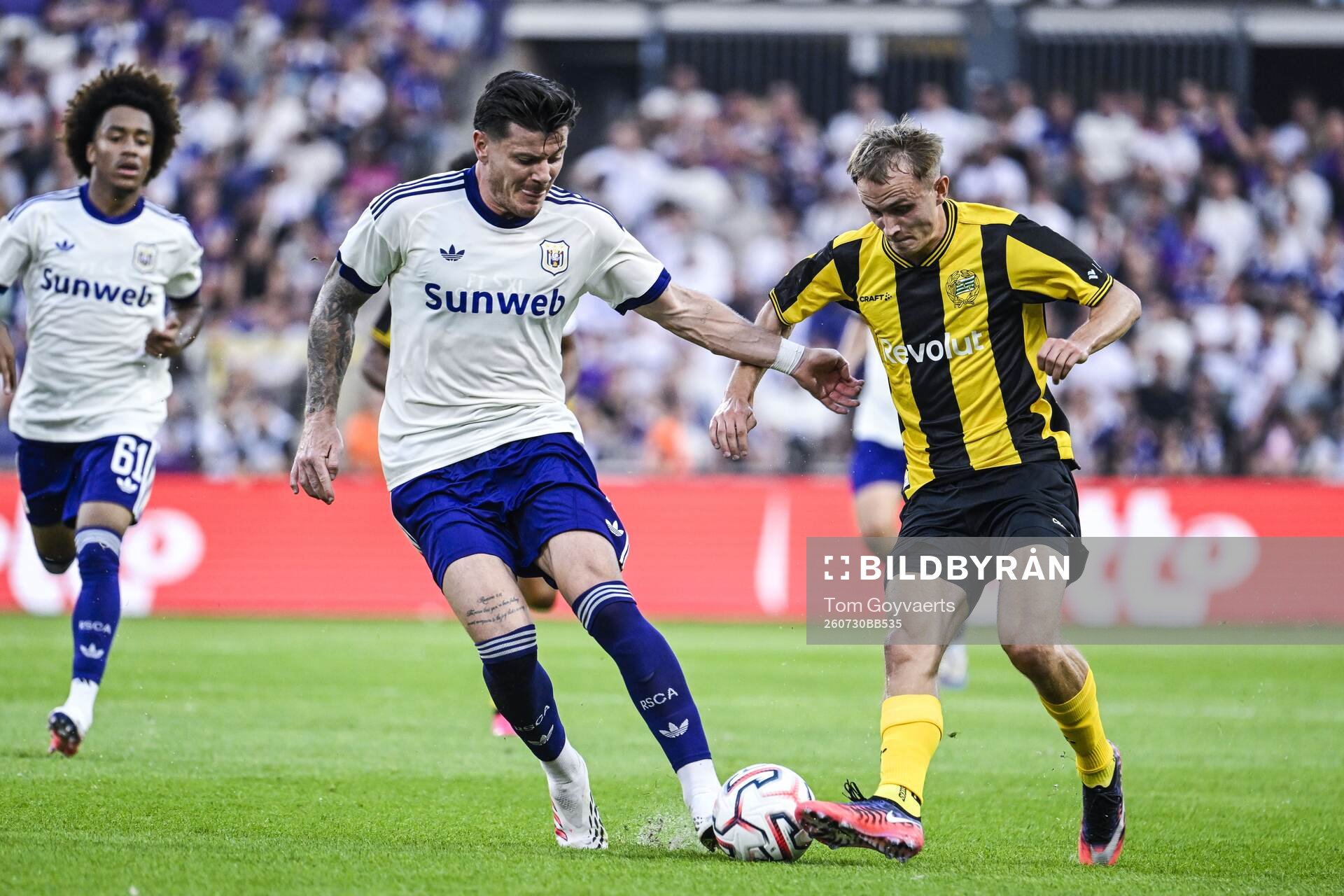 Football, Europa League, Qualifier, Anderlecht - Hammarby
