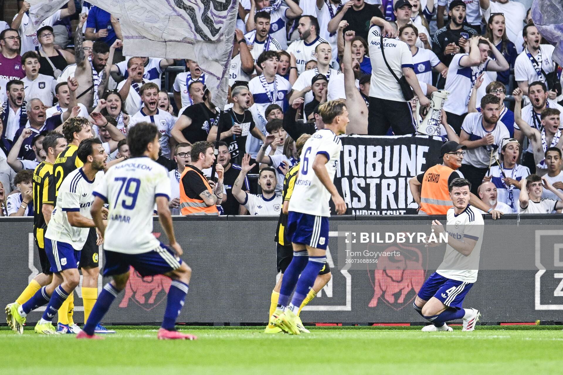 Football, Europa League, Qualifier, Anderlecht - Hammarby