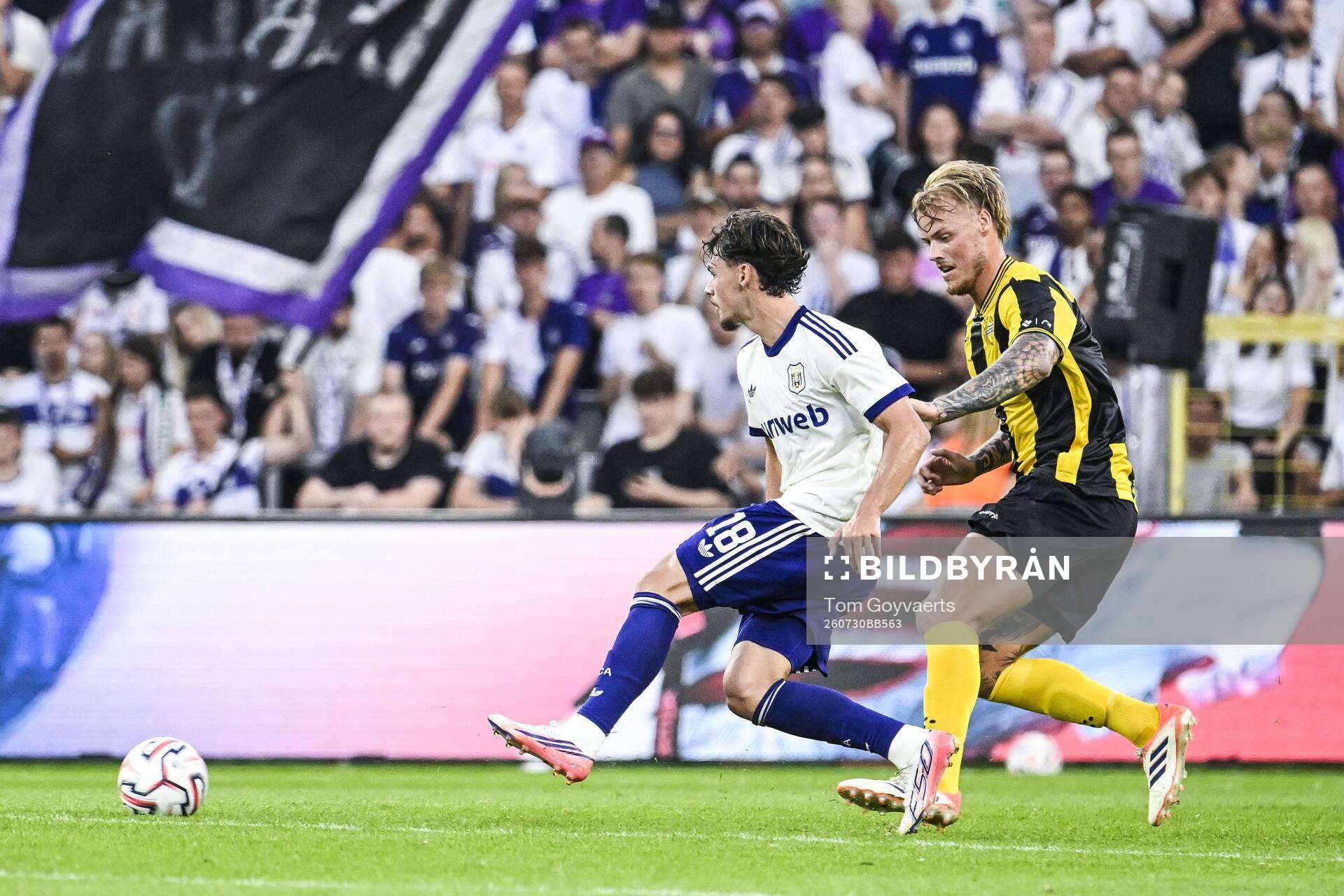 Football, Europa League, Qualifier, Anderlecht - Hammarby