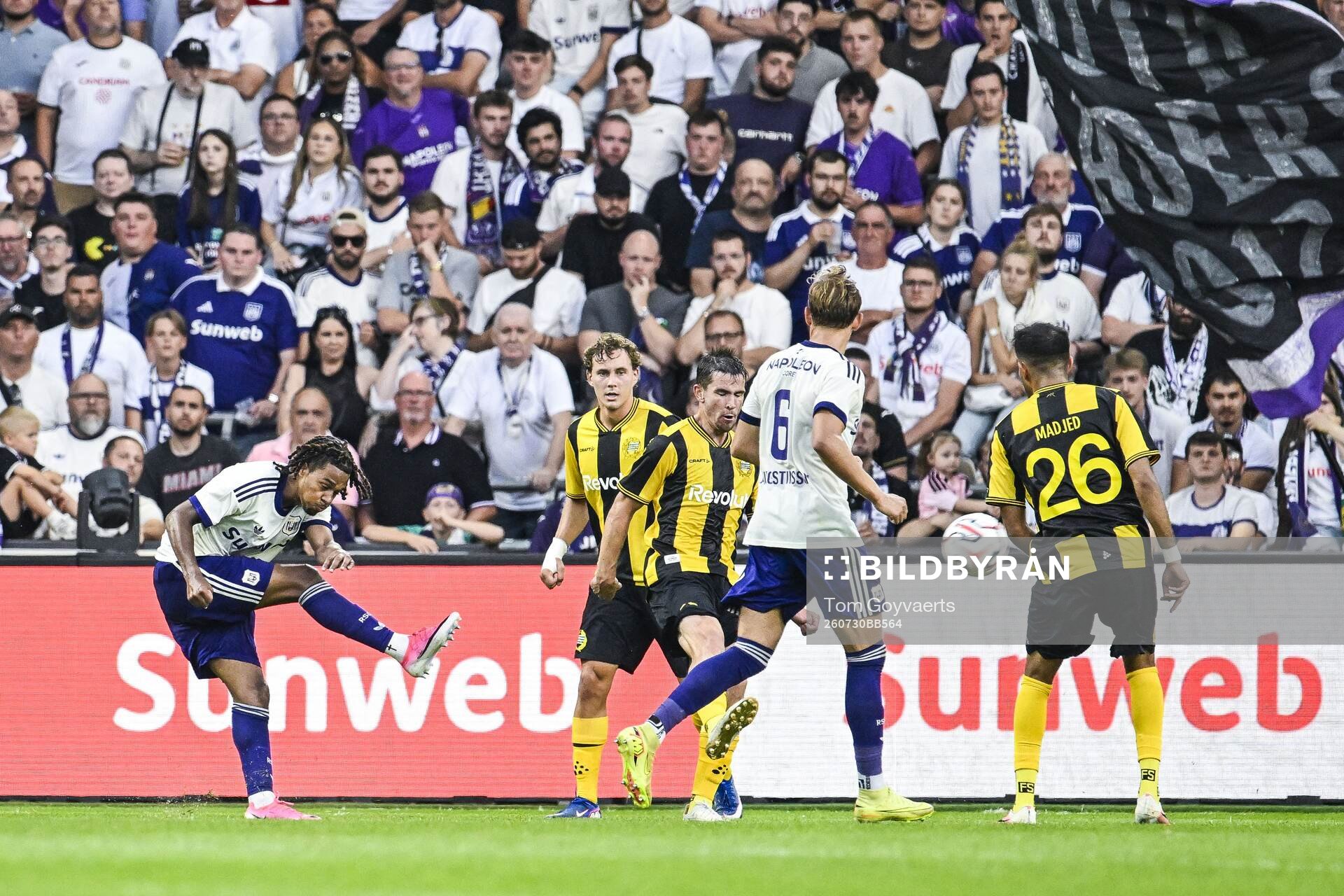 Football, Europa League, Qualifier, Anderlecht - Hammarby