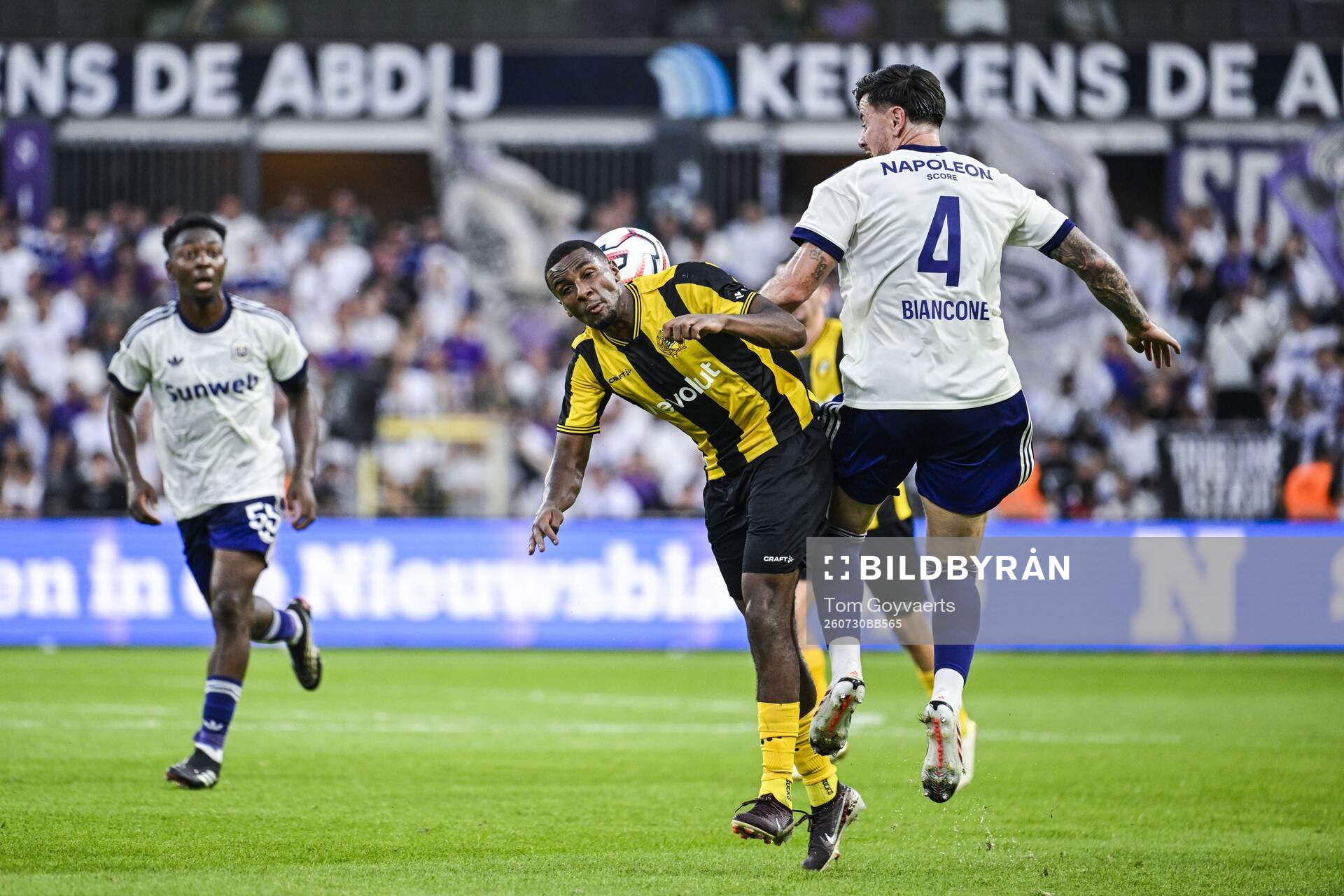 Football, Europa League, Qualifier, Anderlecht - Hammarby