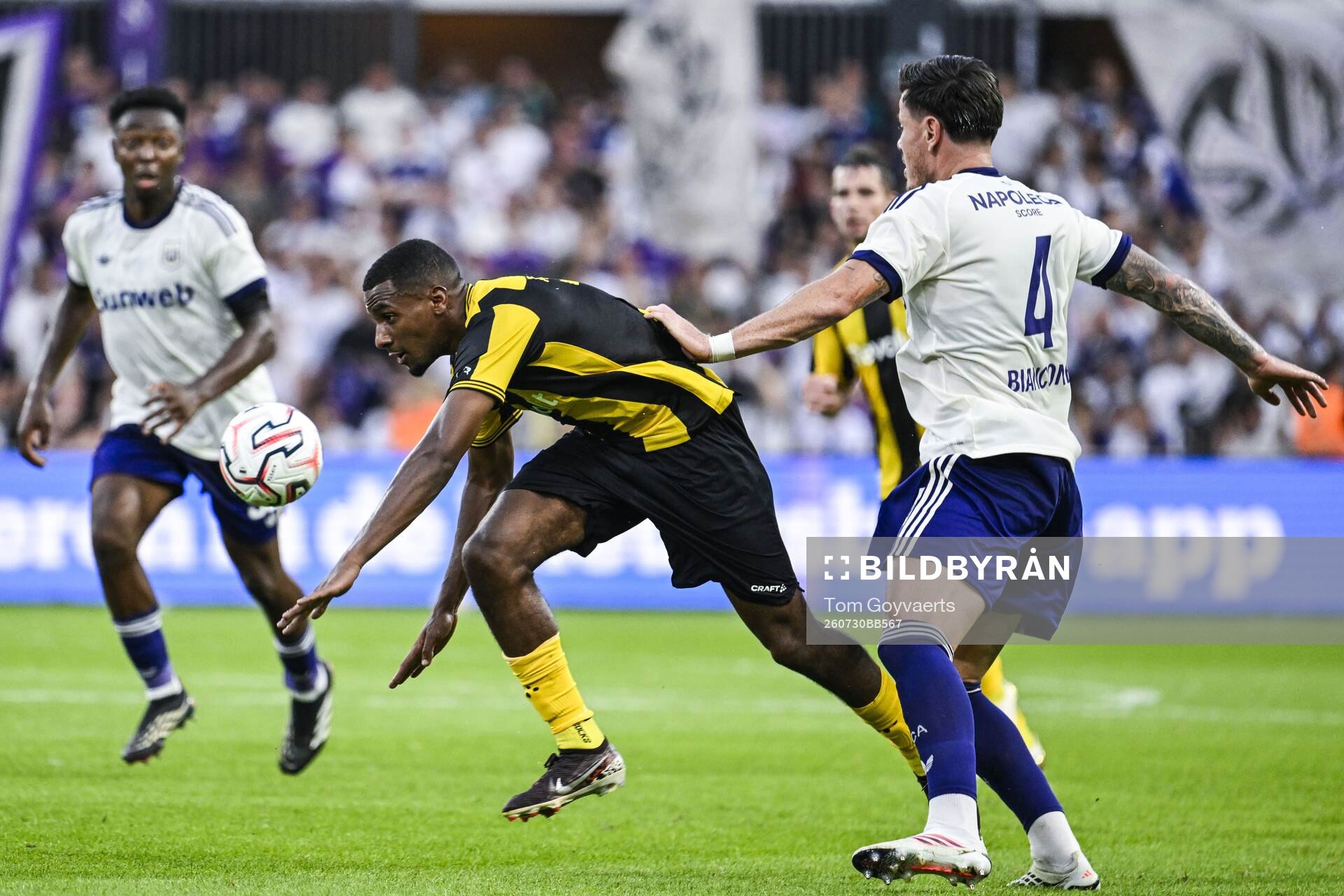 Football, Europa League, Qualifier, Anderlecht - Hammarby