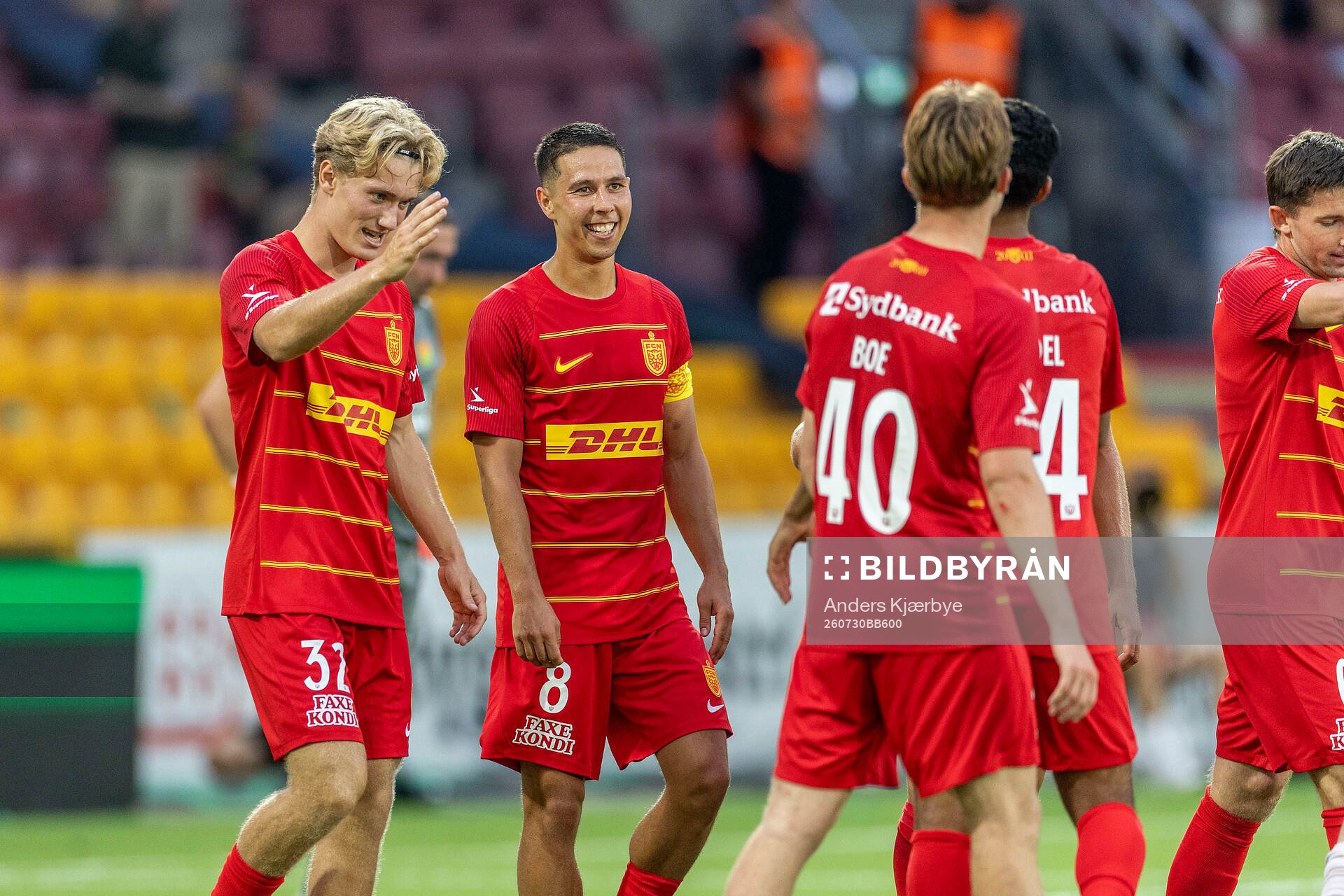 Vector Gustafsen and Nicklas Røjkjær of Nordsjälland