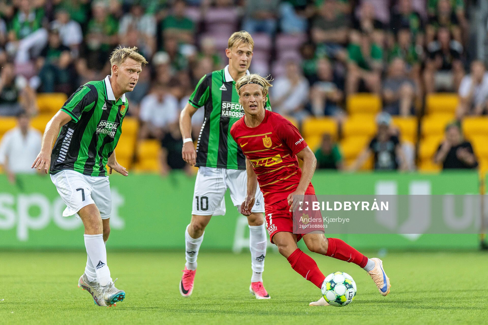 Joackim Fagerjord and Henry Sletsjøe of GAIS against
