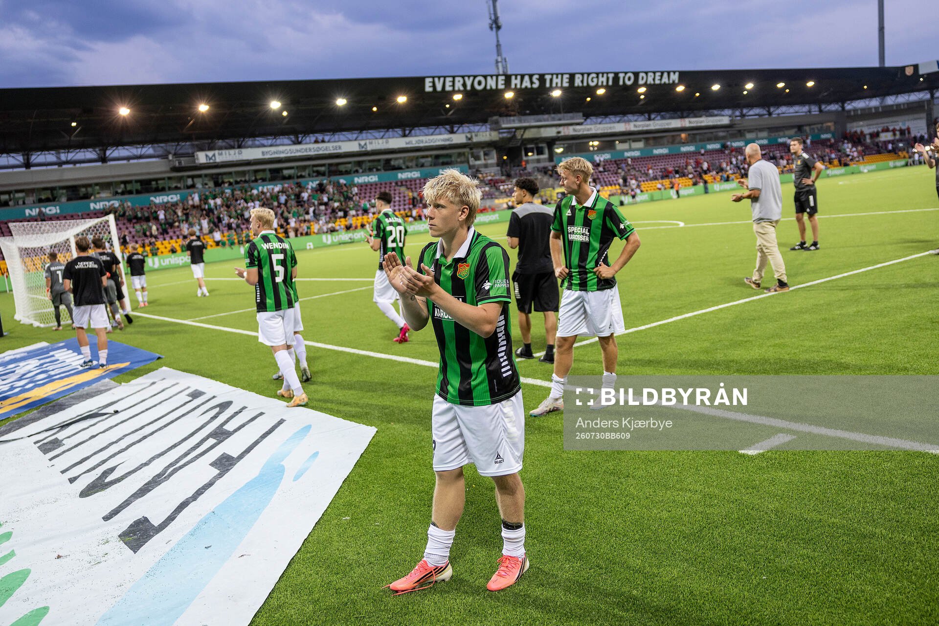 Robert Frosti Thorkelsson of GAIS looks dejected
