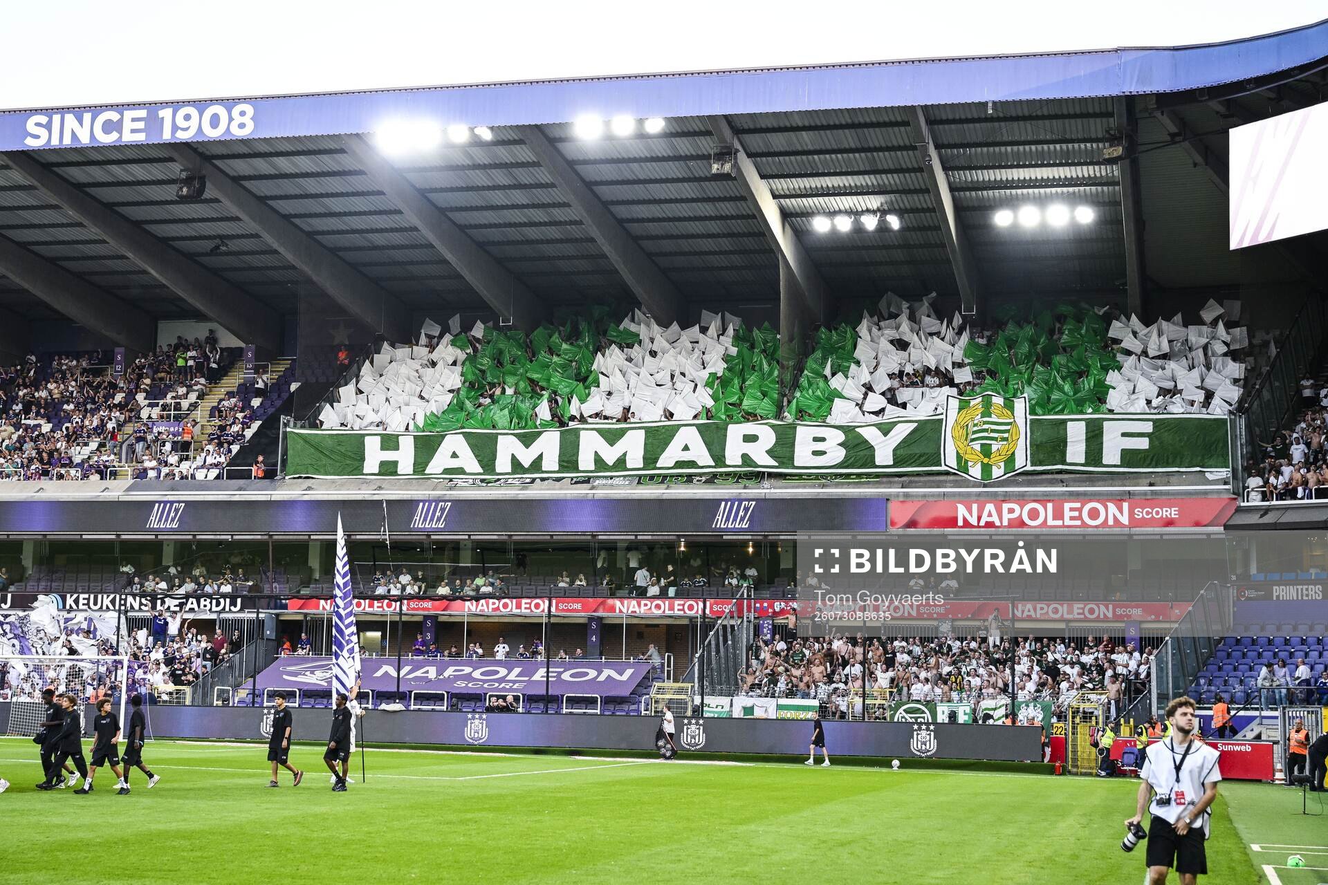 Football, Europa League, Qualifier, Anderlecht - Hammarby