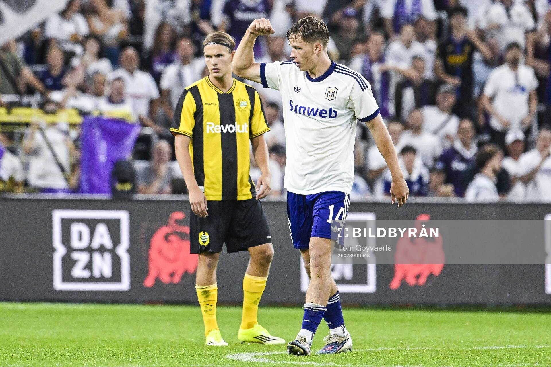 Football, Europa League, Qualifier, Anderlecht - Hammarby