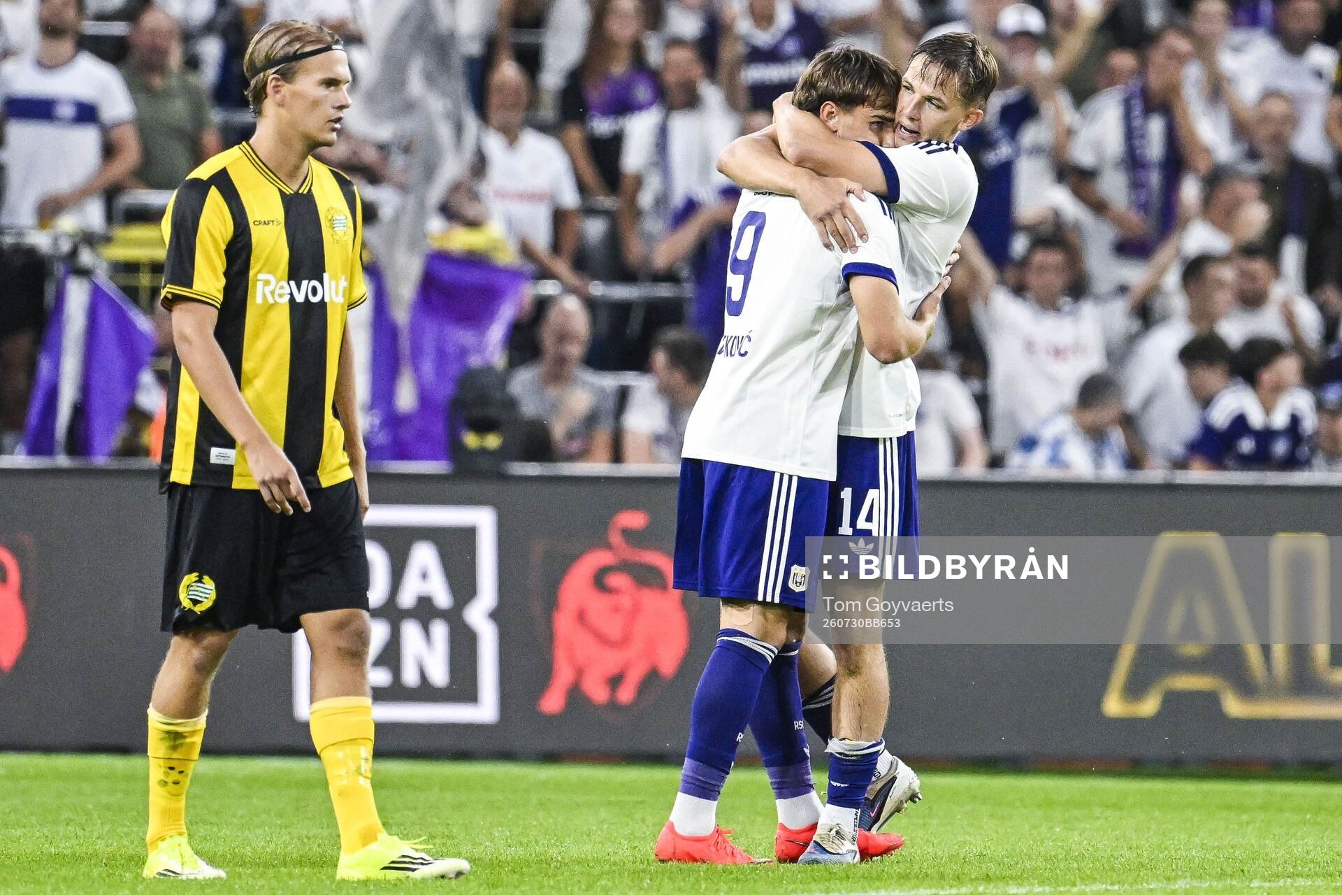 Football, Europa League, Qualifier, Anderlecht - Hammarby