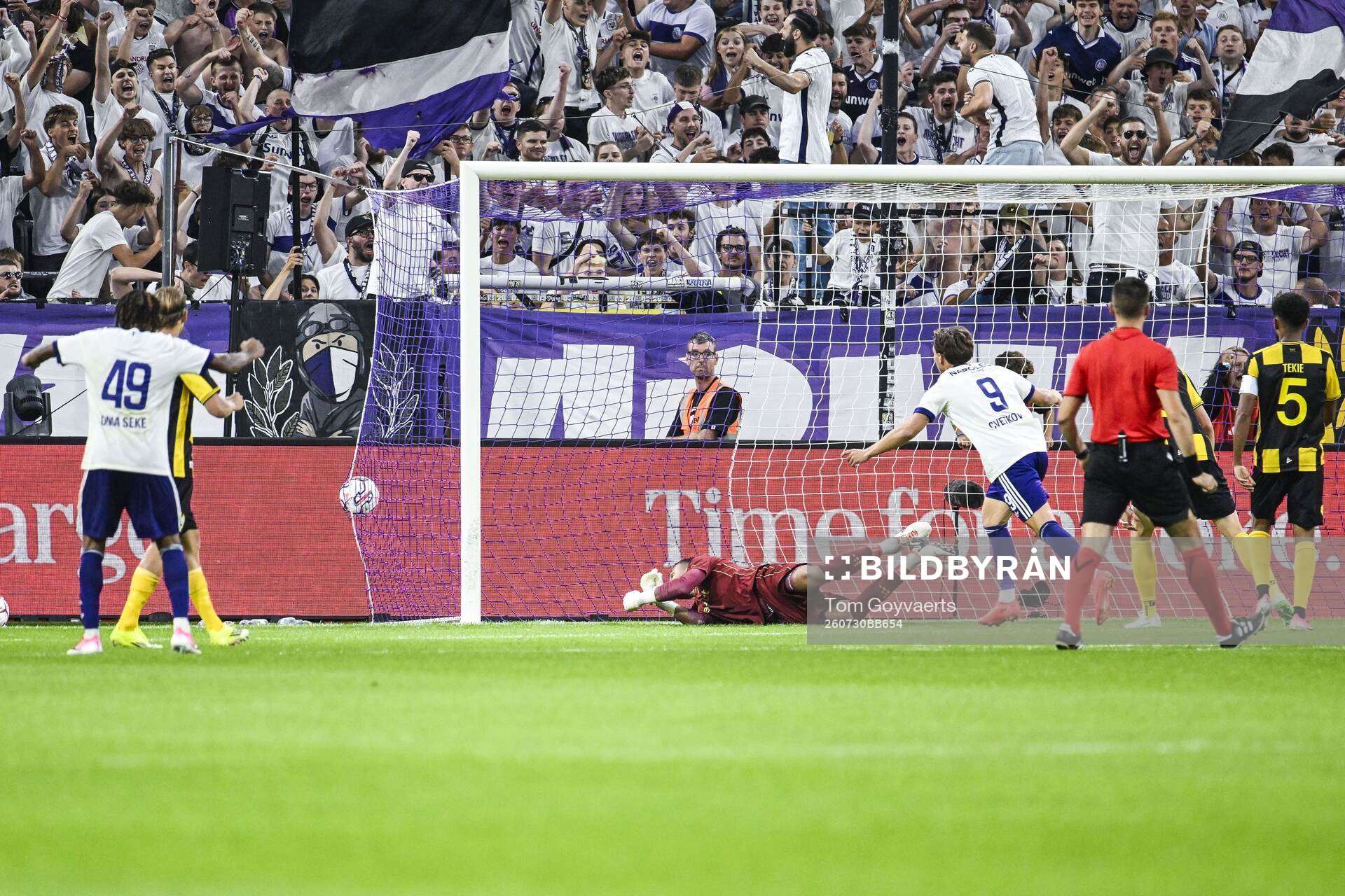 Football, Europa League, Qualifier, Anderlecht - Hammarby
