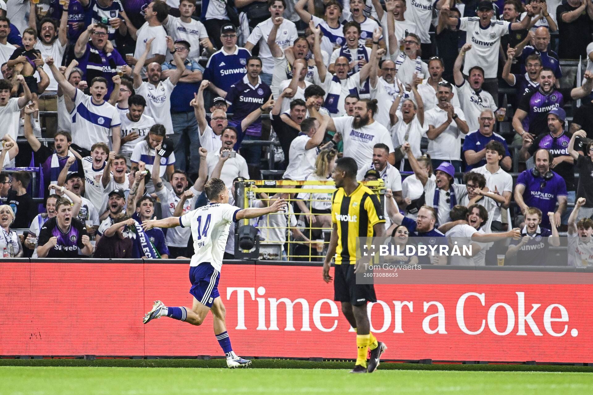 Football, Europa League, Qualifier, Anderlecht - Hammarby