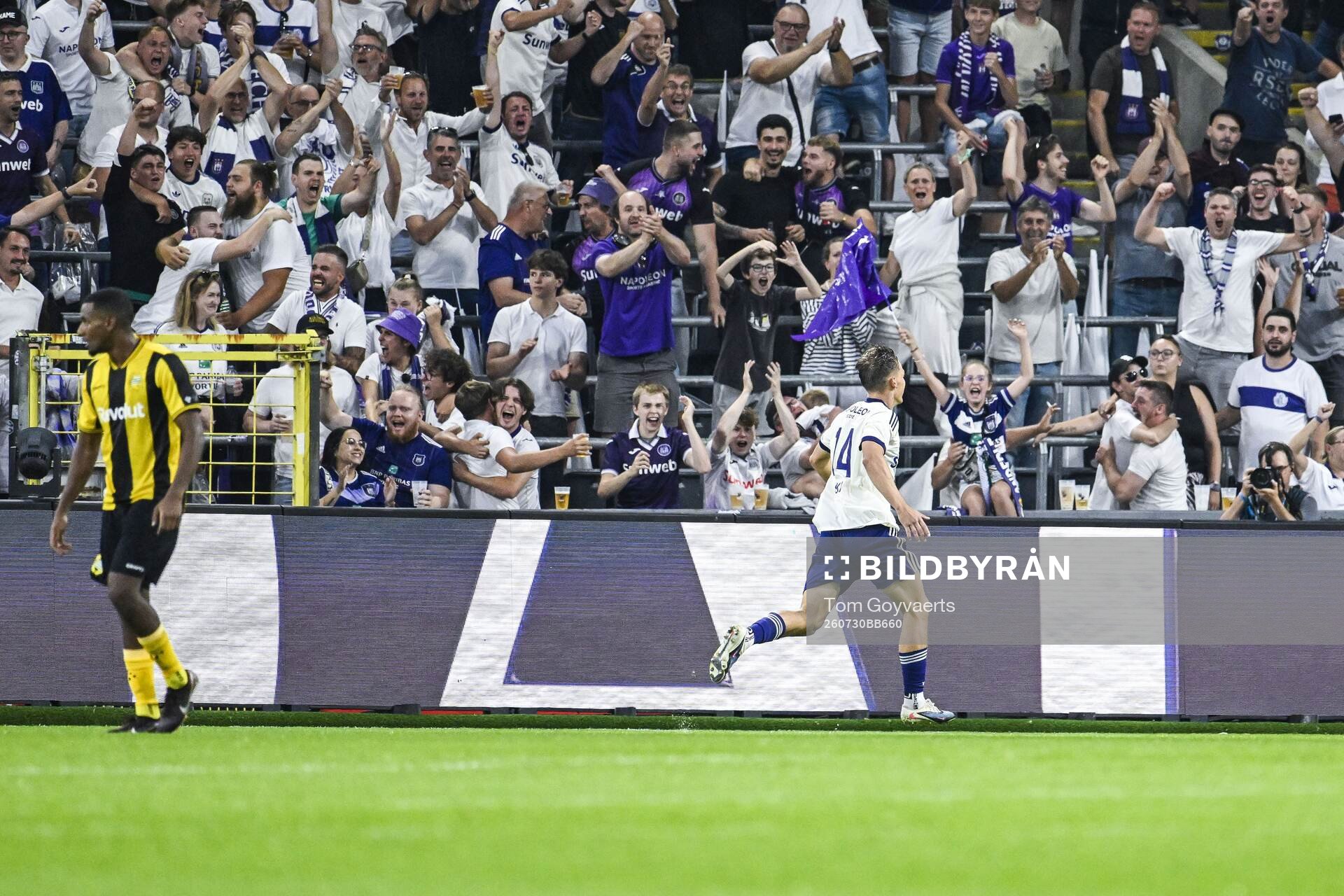 Football, Europa League, Qualifier, Anderlecht - Hammarby