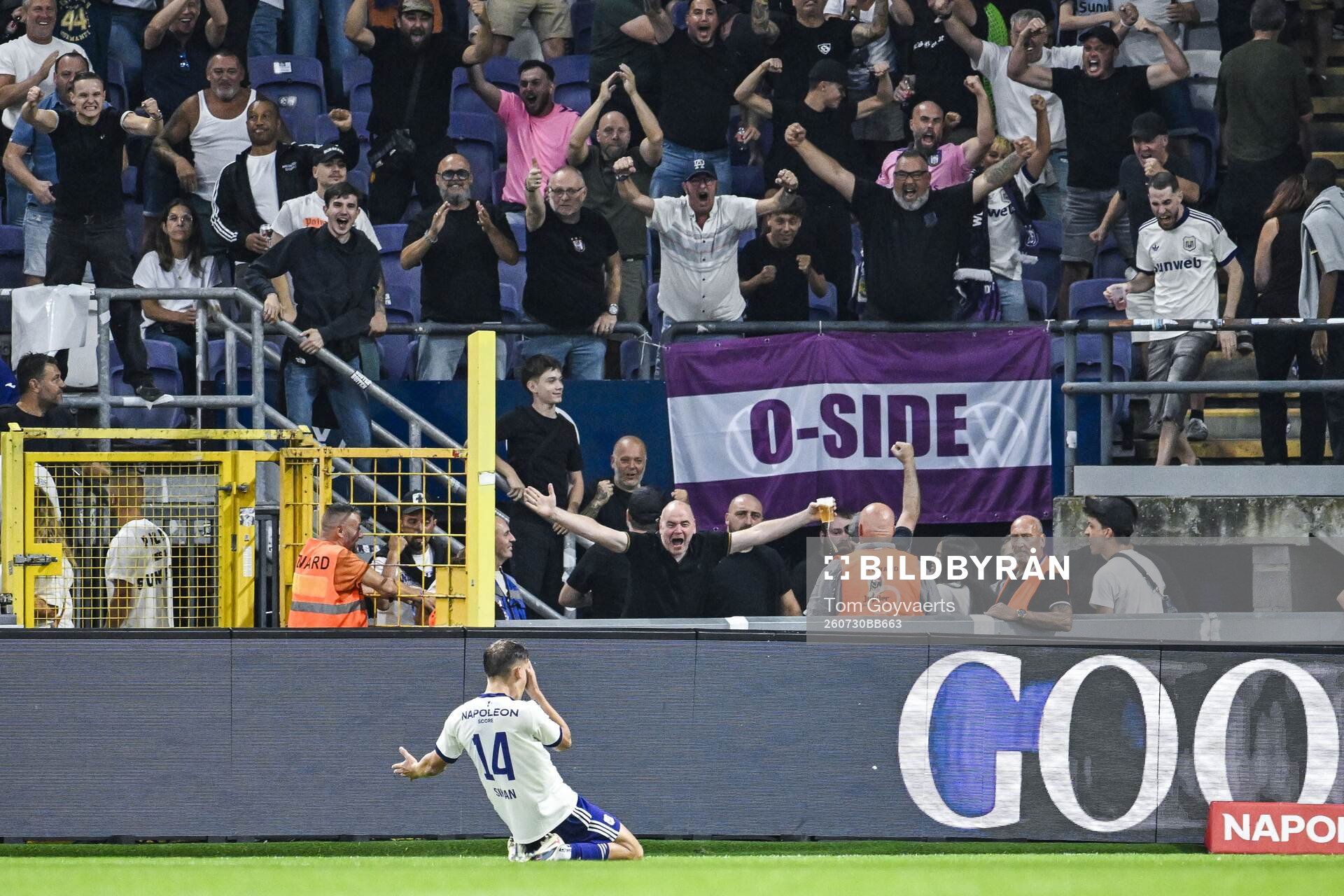 Football, Europa League, Qualifier, Anderlecht - Hammarby