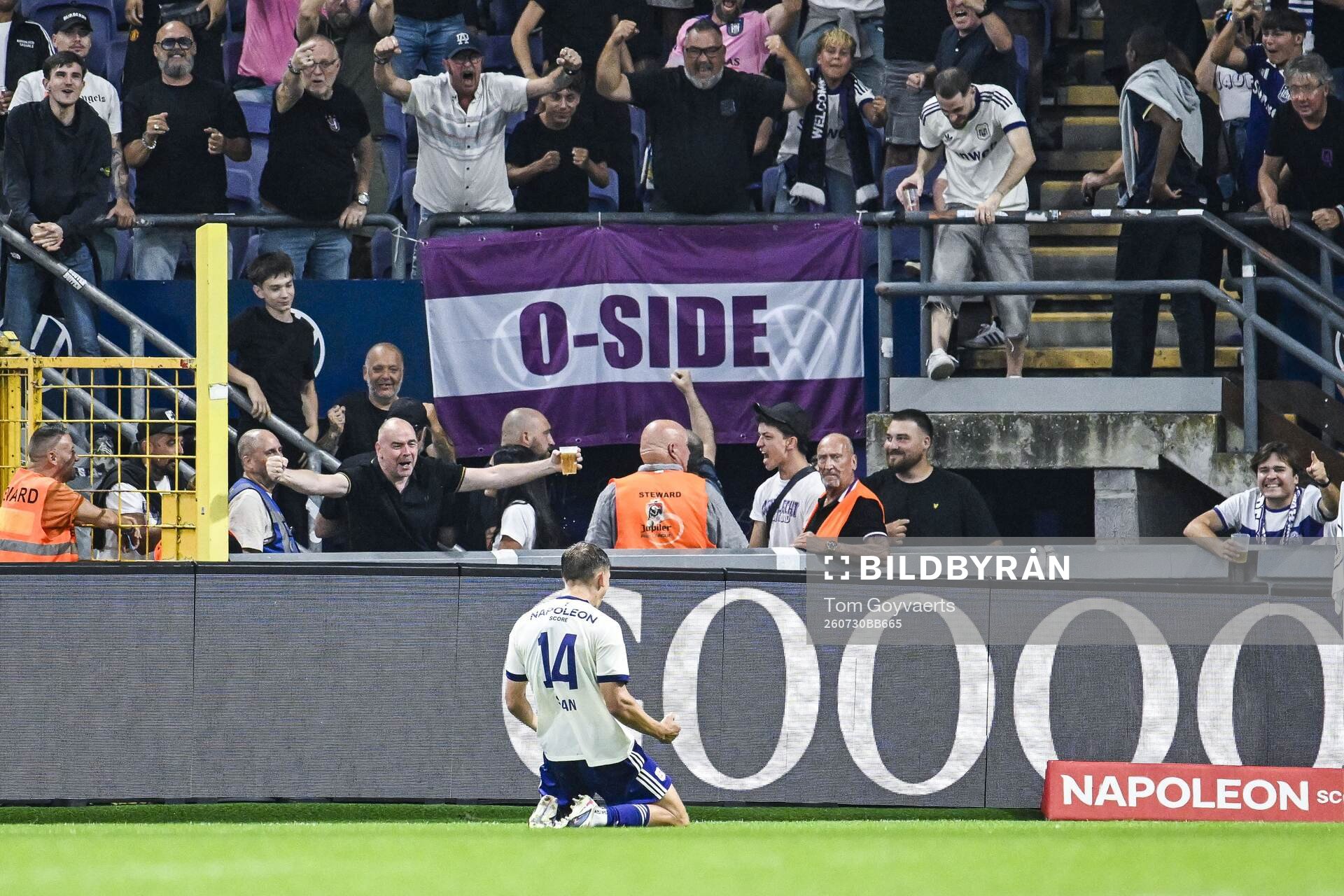 Football, Europa League, Qualifier, Anderlecht - Hammarby