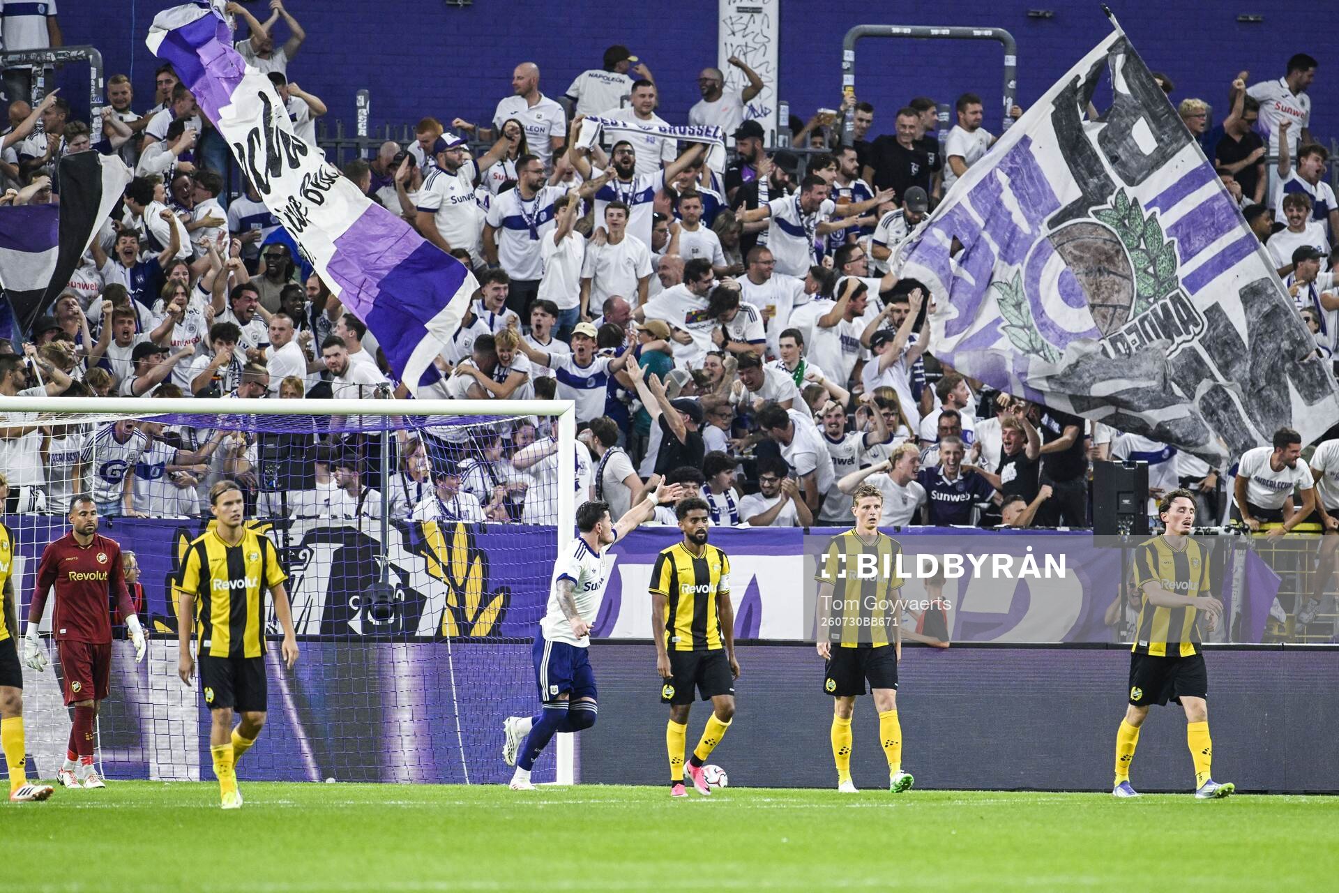 Football, Europa League, Qualifier, Anderlecht - Hammarby