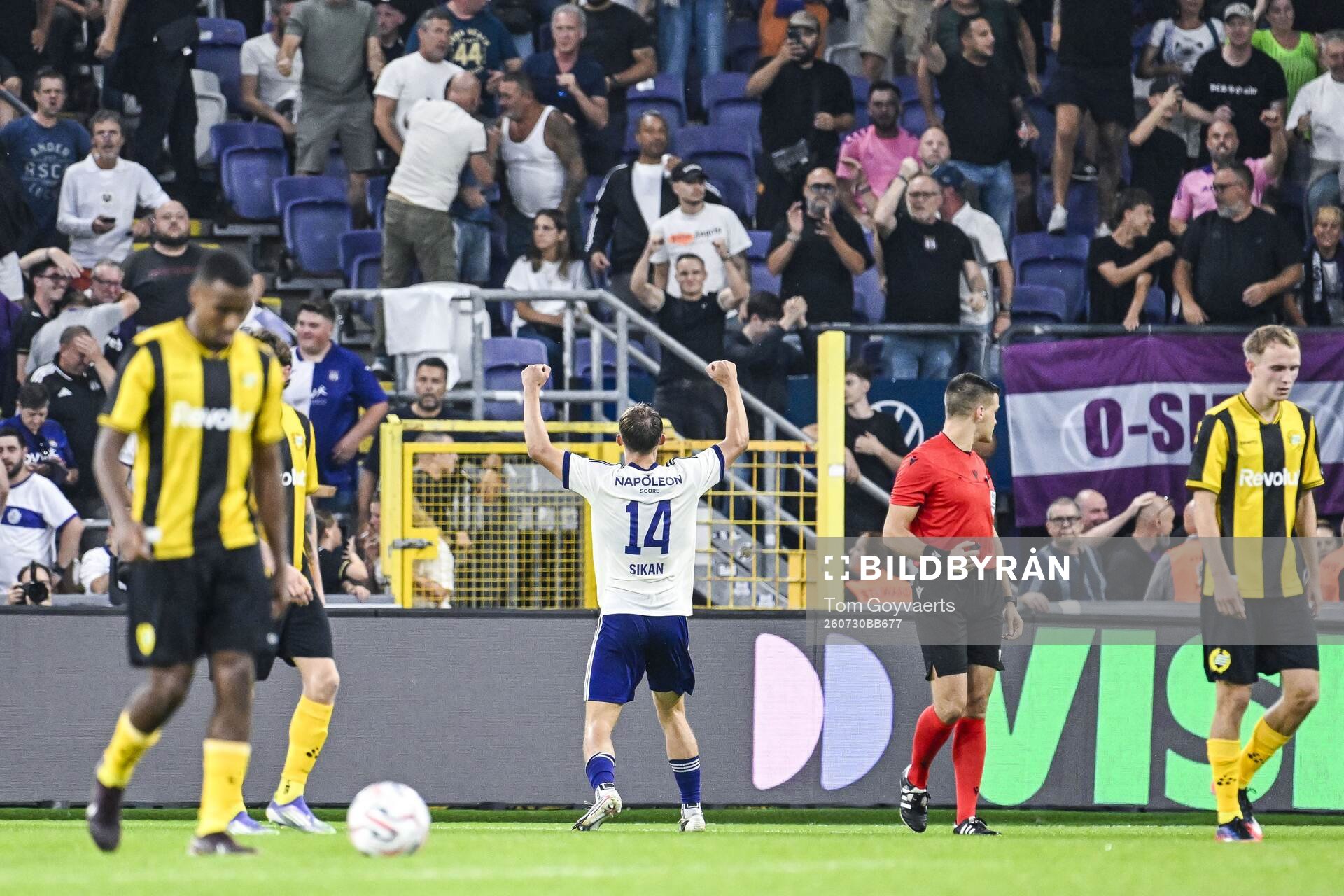 Football, Europa League, Qualifier, Anderlecht - Hammarby