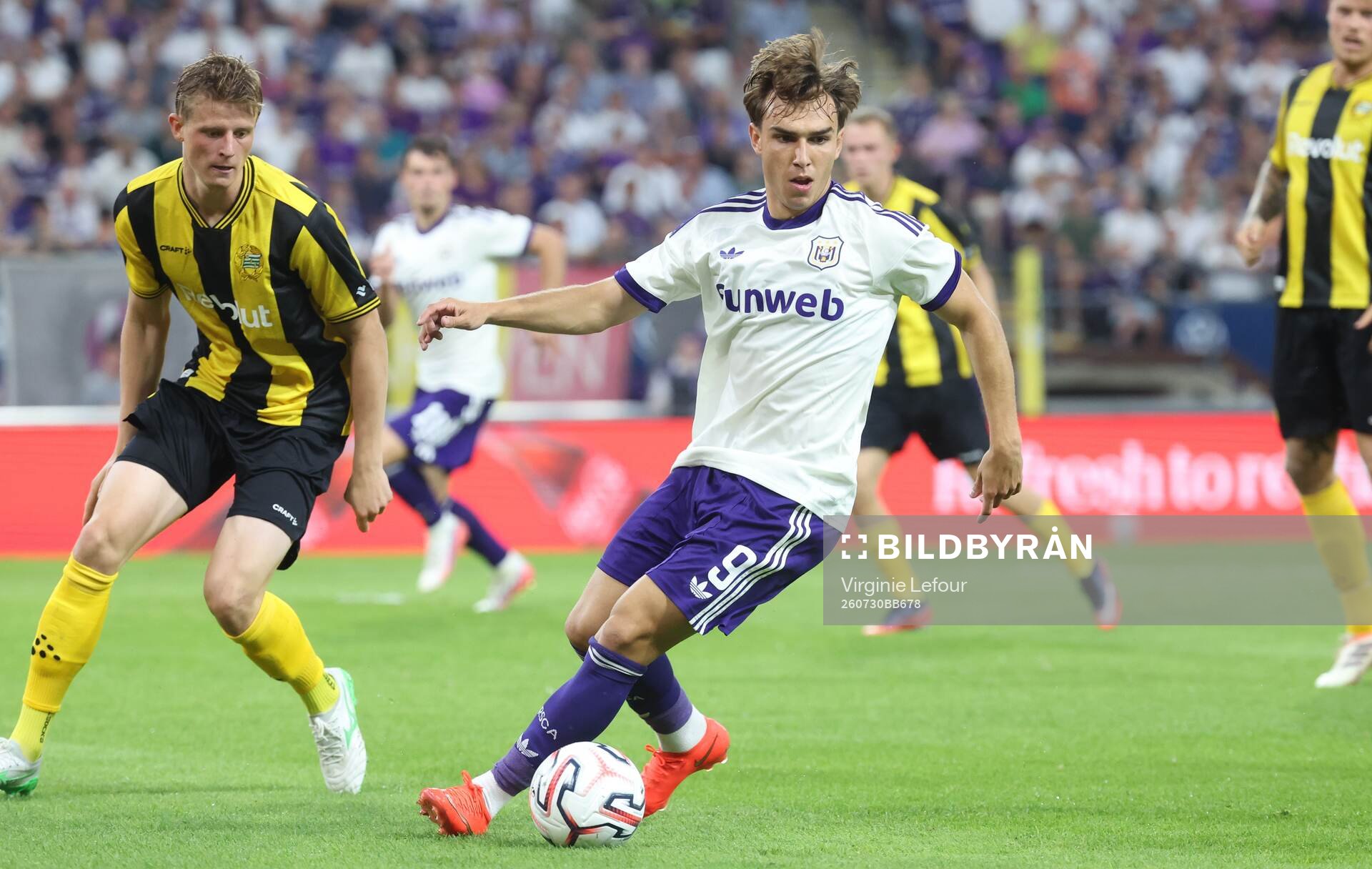 Football, Europa League, Qualifier, Anderlecht - Hammarby