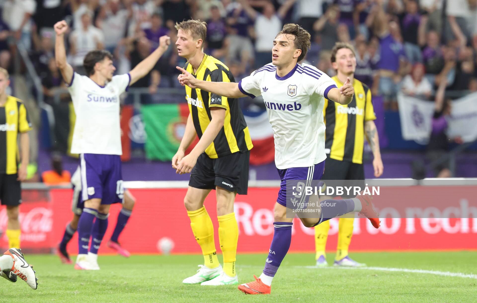 Football, Europa League, Qualifier, Anderlecht - Hammarby