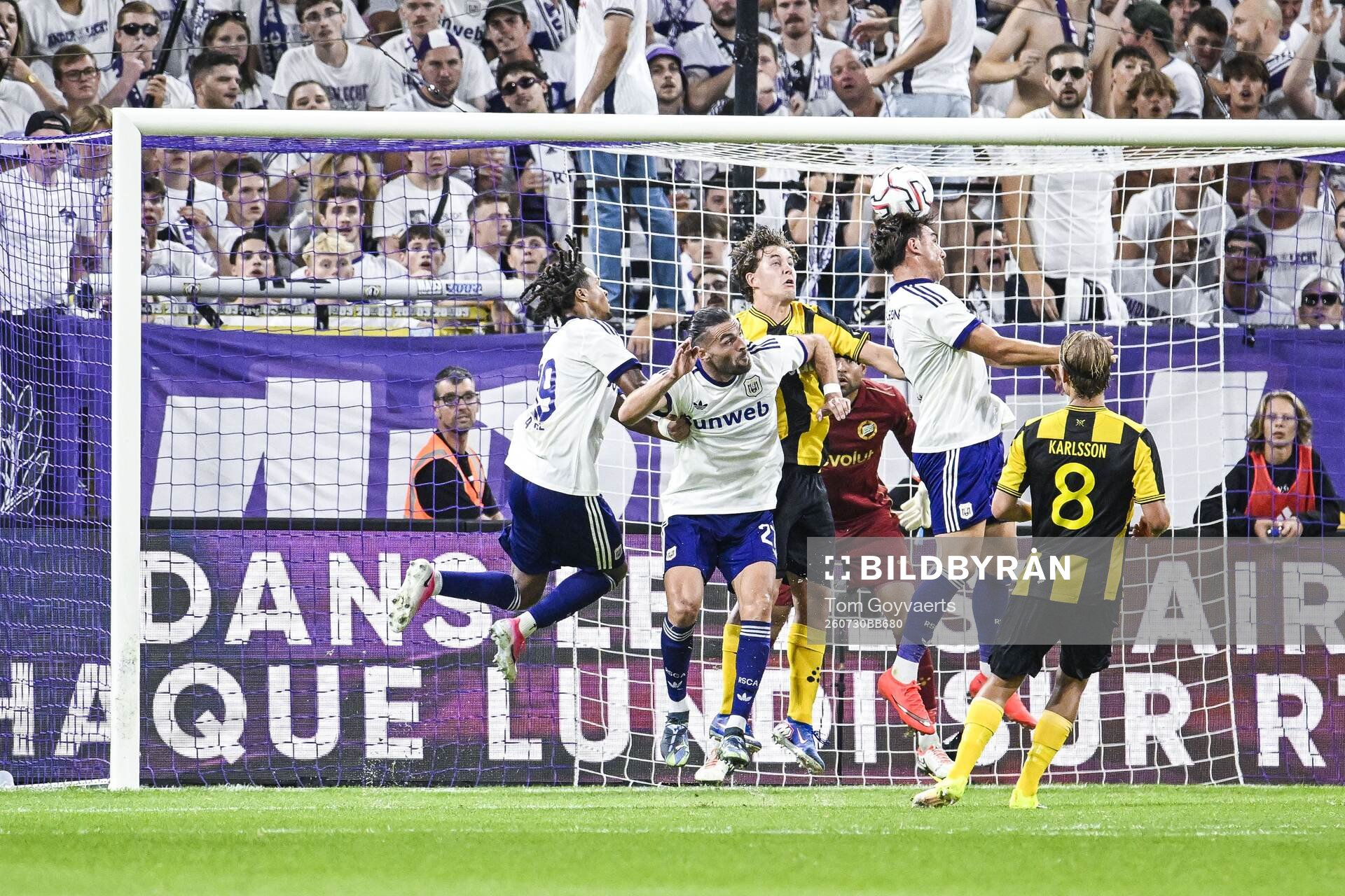 Football, Europa League, Qualifier, Anderlecht - Hammarby