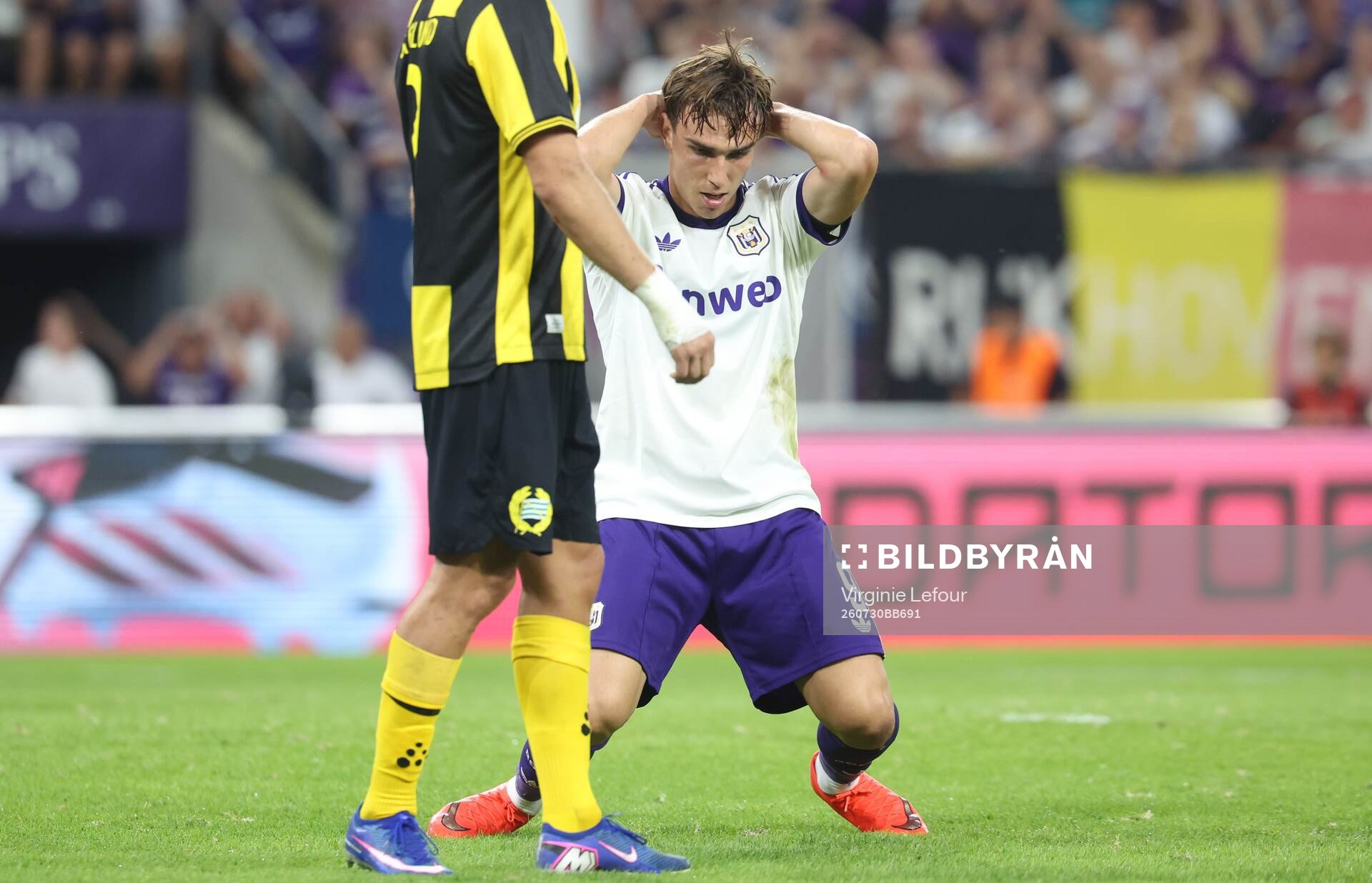 Football, Europa League, Qualifier, Anderlecht - Hammarby