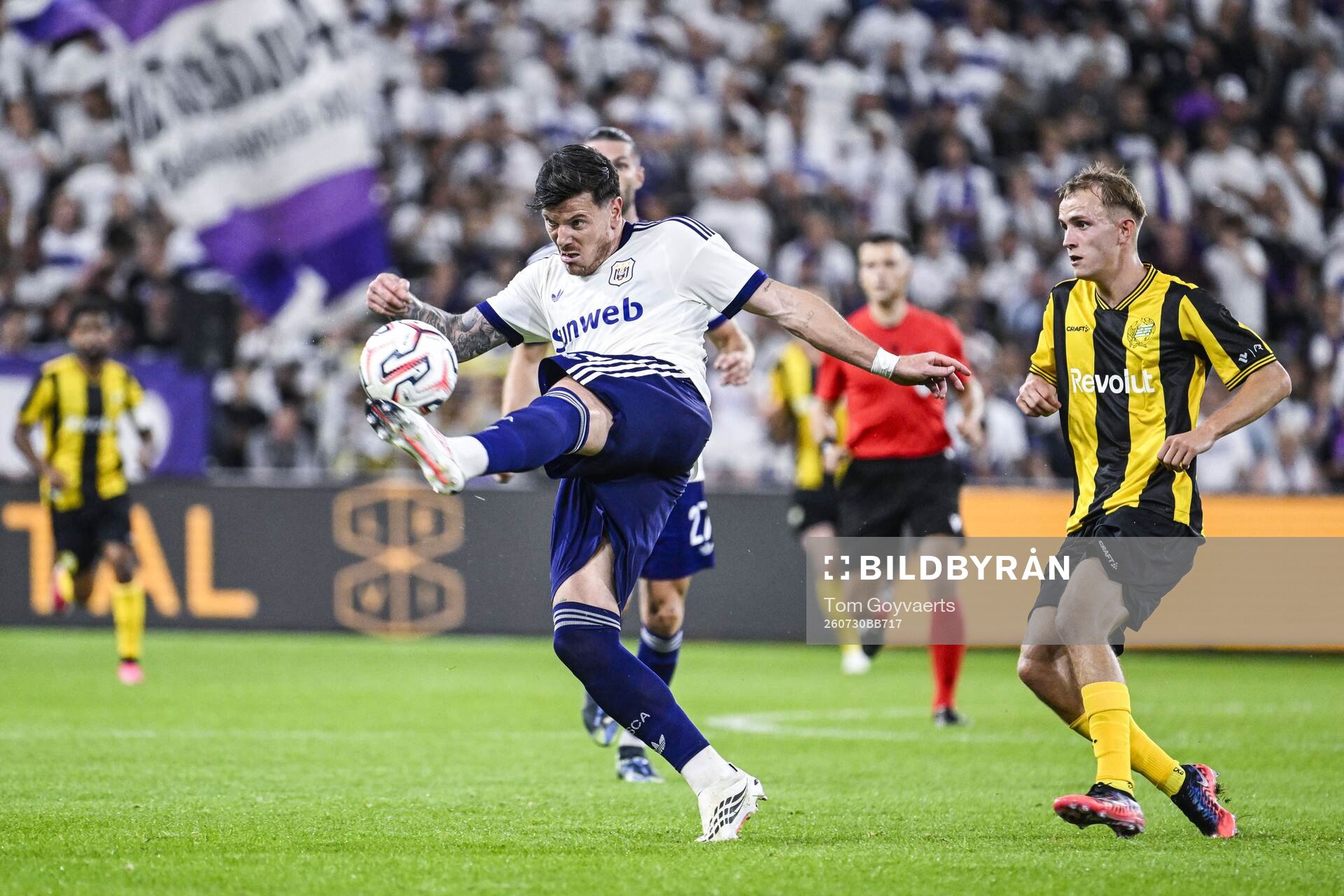 Football, Europa League, Qualifier, Anderlecht - Hammarby