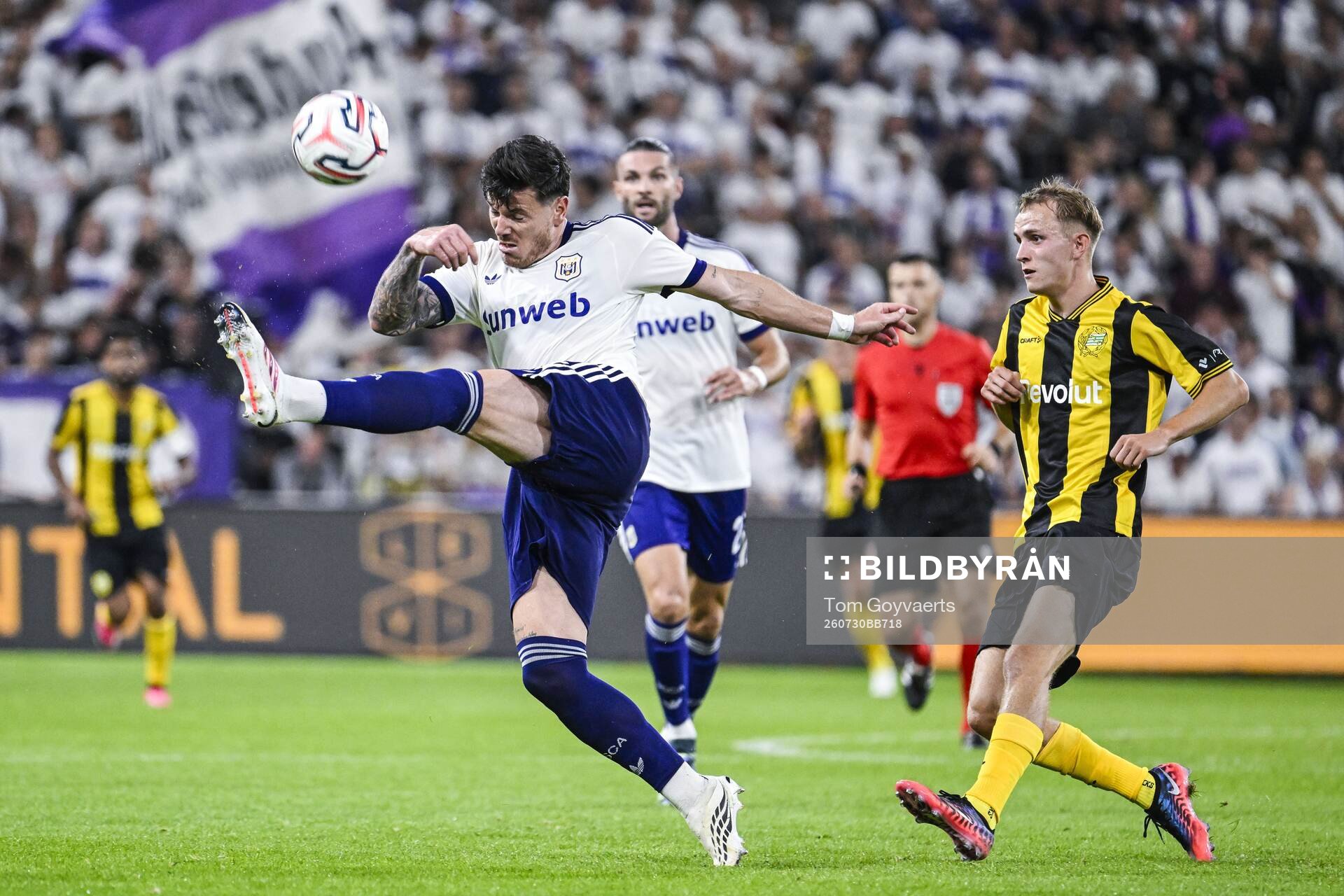 Football, Europa League, Qualifier, Anderlecht - Hammarby