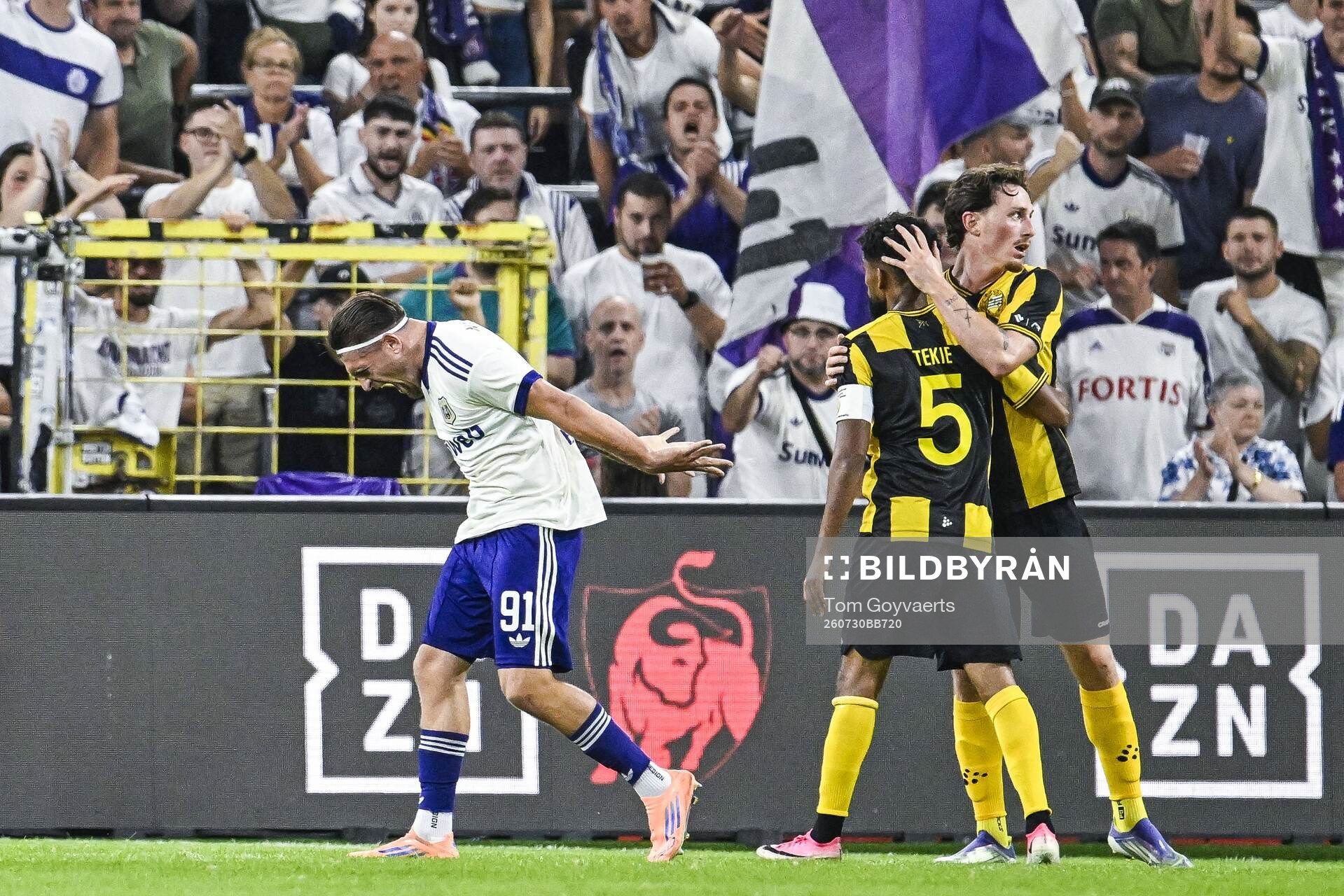 Football, Europa League, Qualifier, Anderlecht - Hammarby