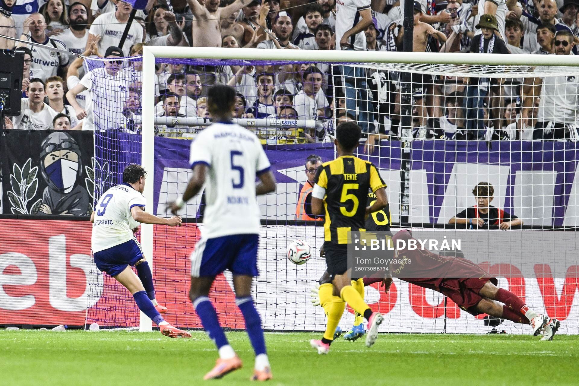 Football, Europa League, Qualifier, Anderlecht - Hammarby