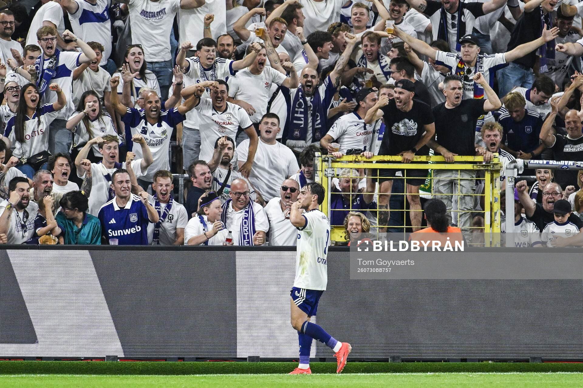 Football, Europa League, Qualifier, Anderlecht - Hammarby