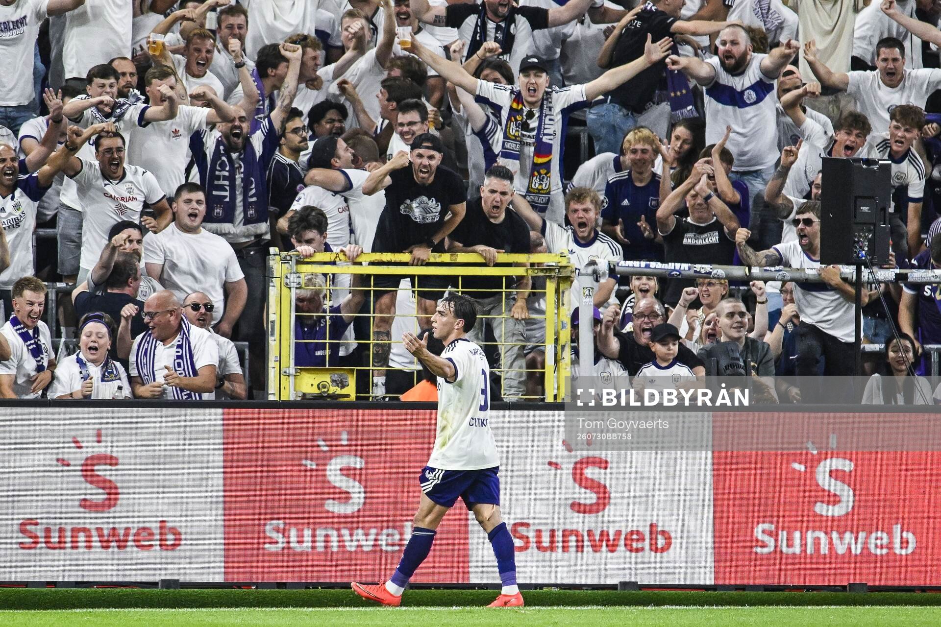 Football, Europa League, Qualifier, Anderlecht - Hammarby