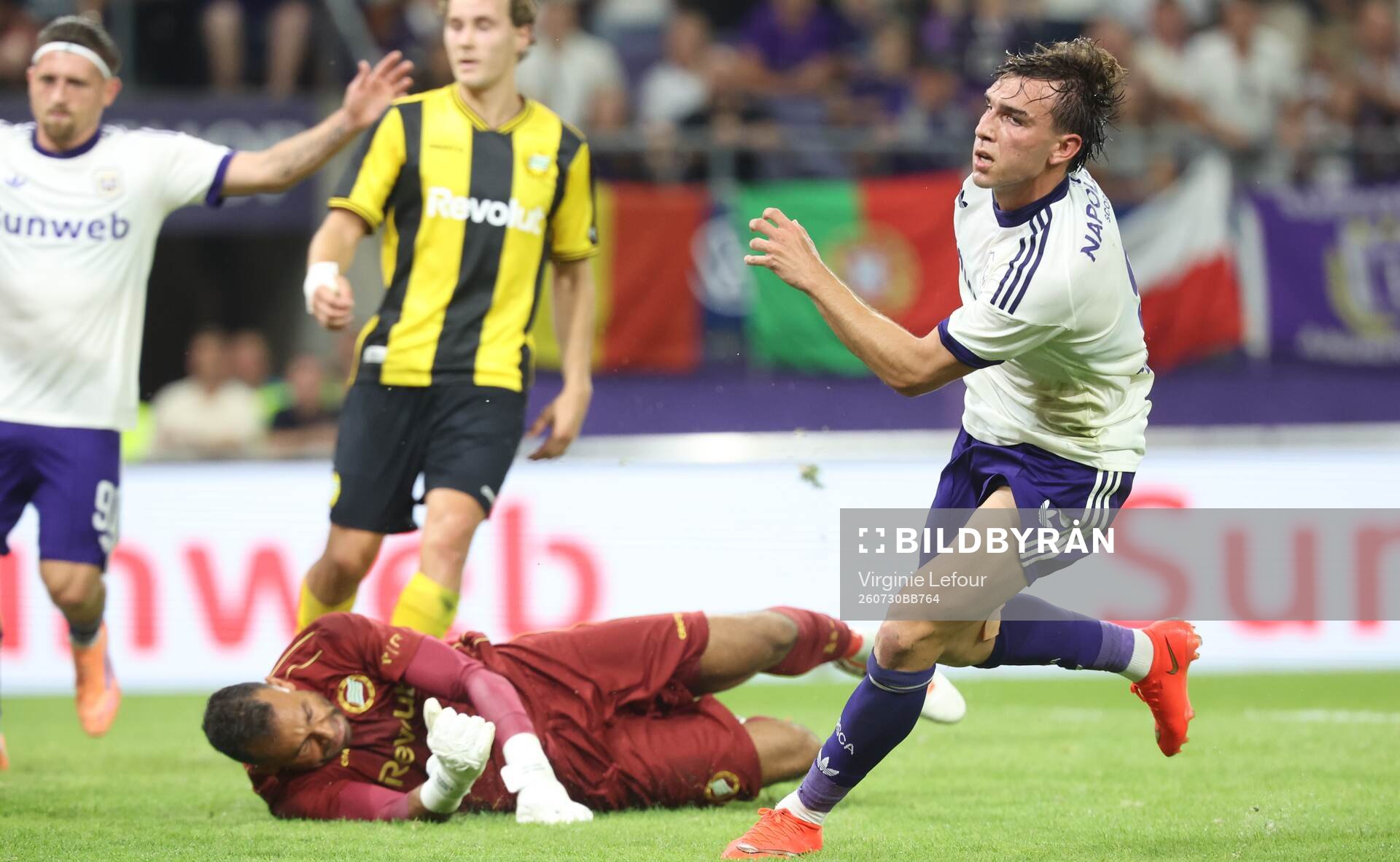 Football, Europa League, Qualifier, Anderlecht - Hammarby