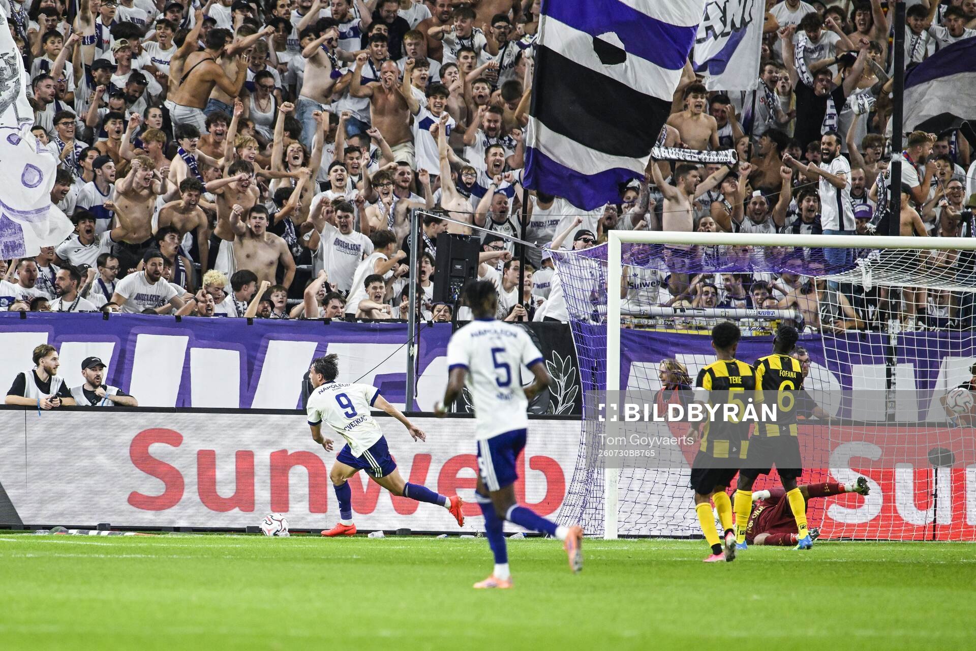 Football, Europa League, Qualifier, Anderlecht - Hammarby