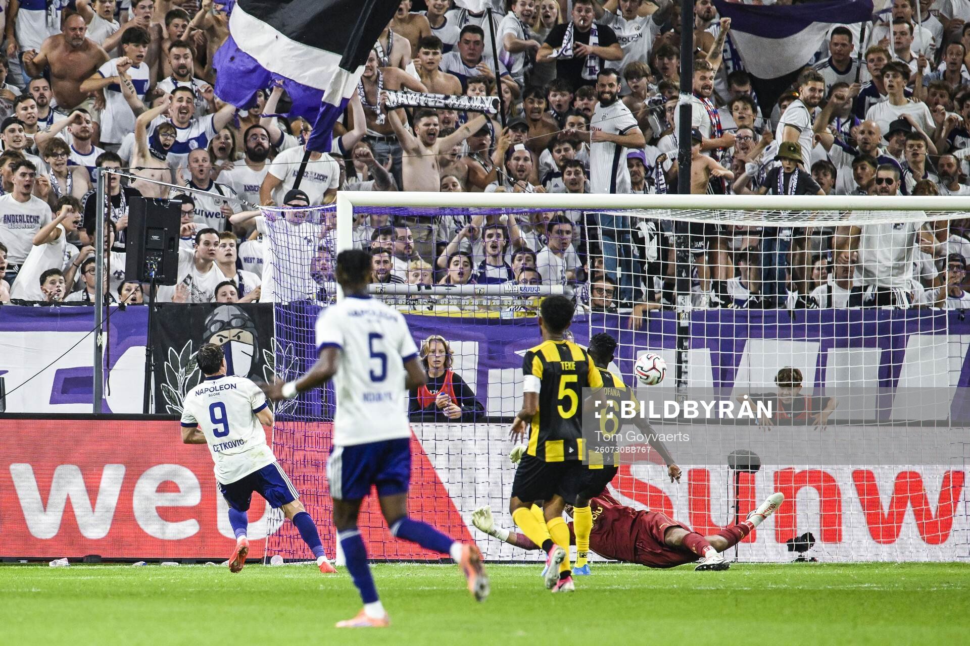Football, Europa League, Qualifier, Anderlecht - Hammarby