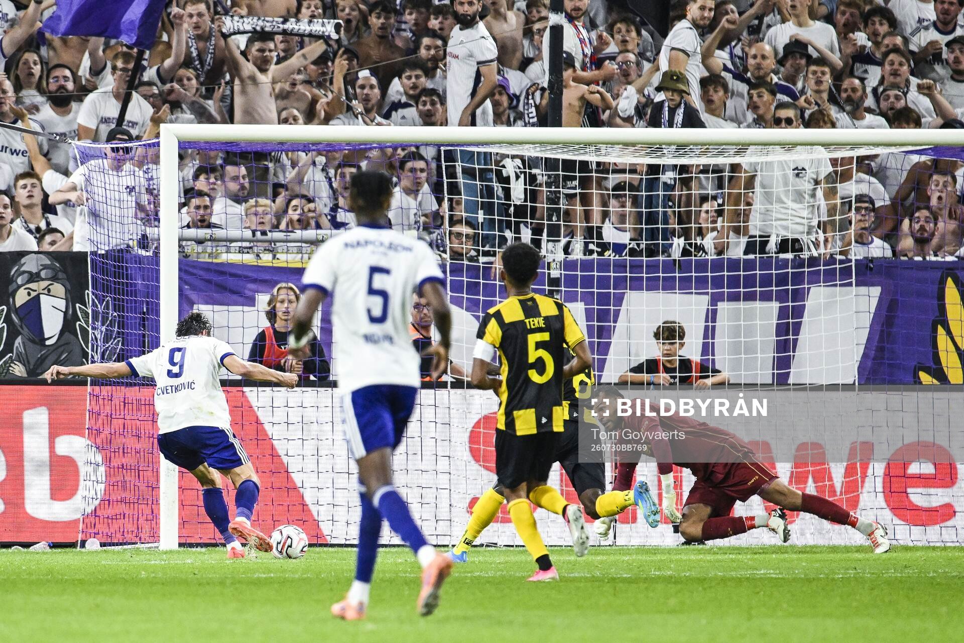 Football, Europa League, Qualifier, Anderlecht - Hammarby