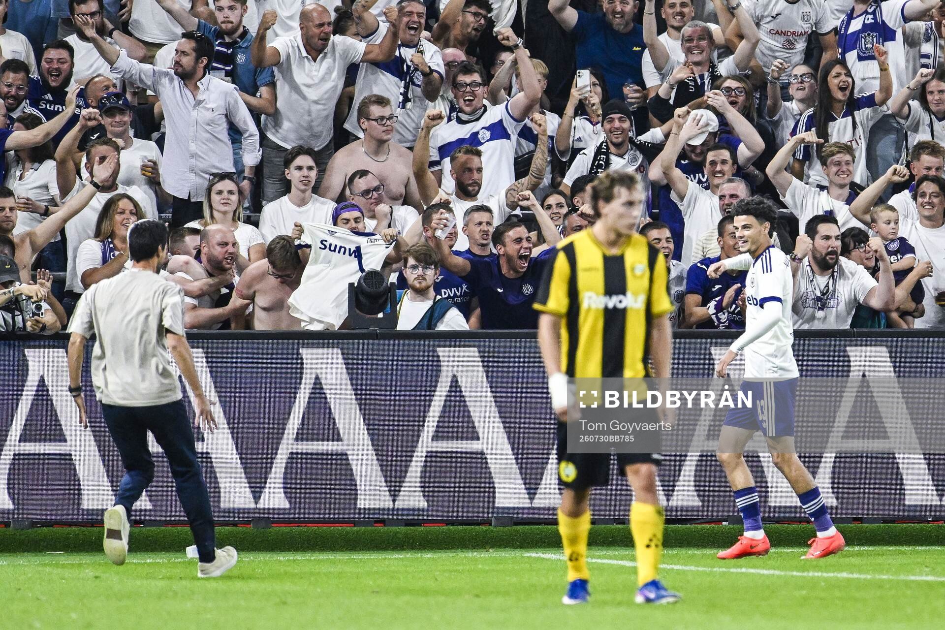 Football, Europa League, Qualifier, Anderlecht - Hammarby