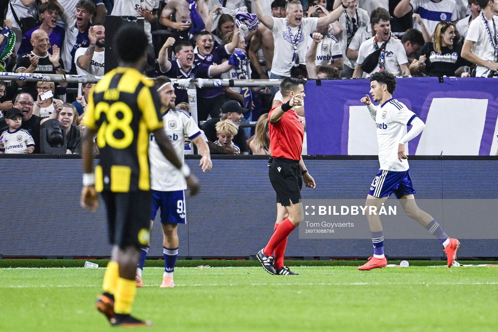 Football, Europa League, Qualifier, Anderlecht - Hammarby