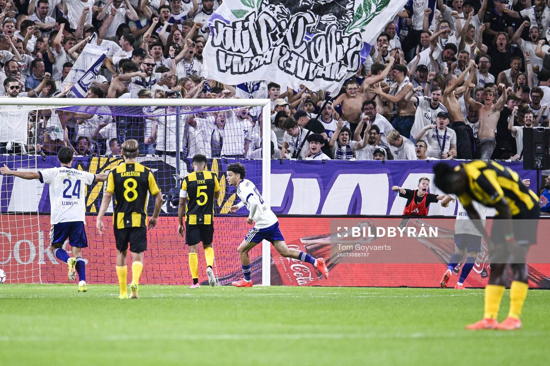 Football, Europa League, Qualifier, Anderlecht - Hammarby