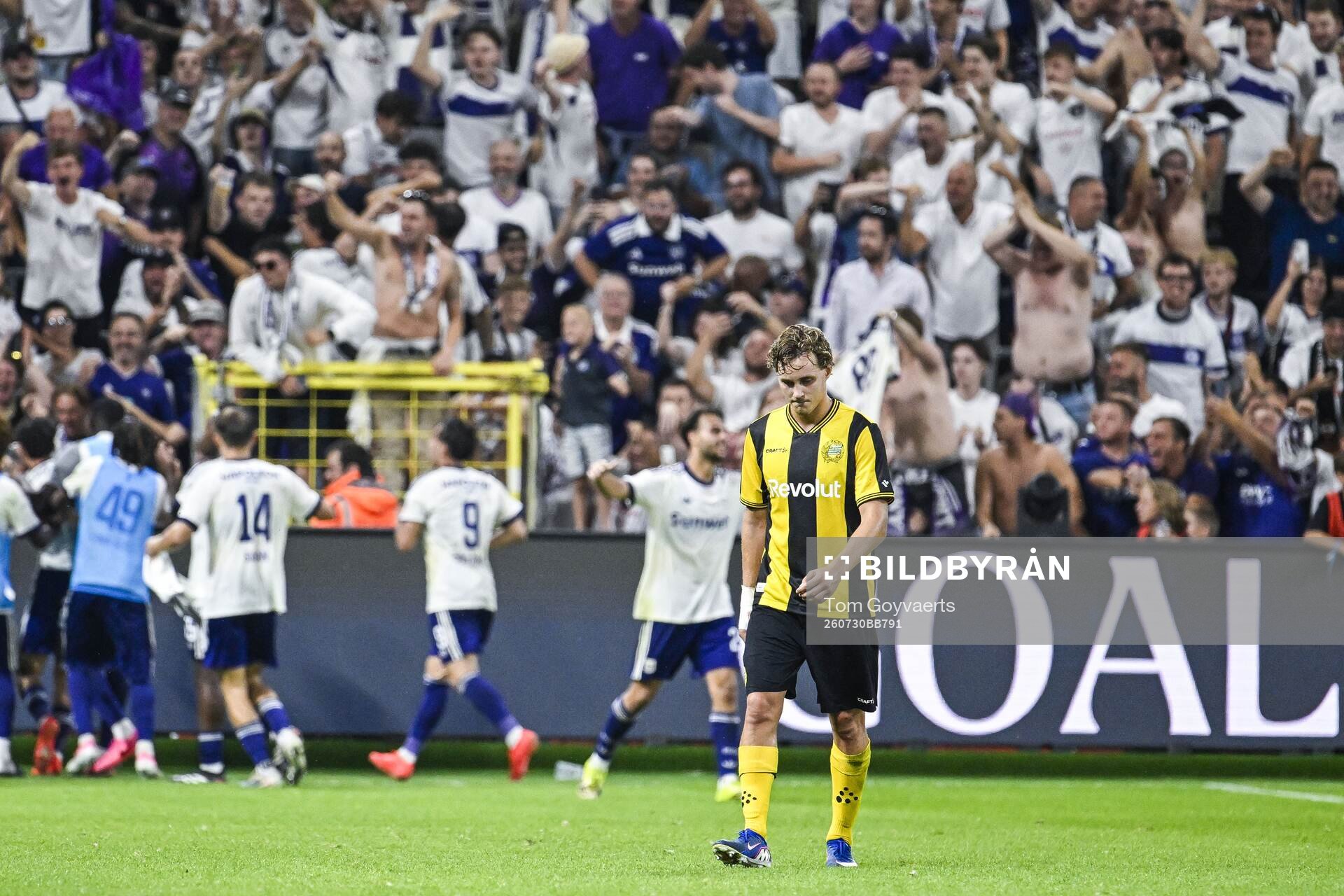 Football, Europa League, Qualifier, Anderlecht - Hammarby