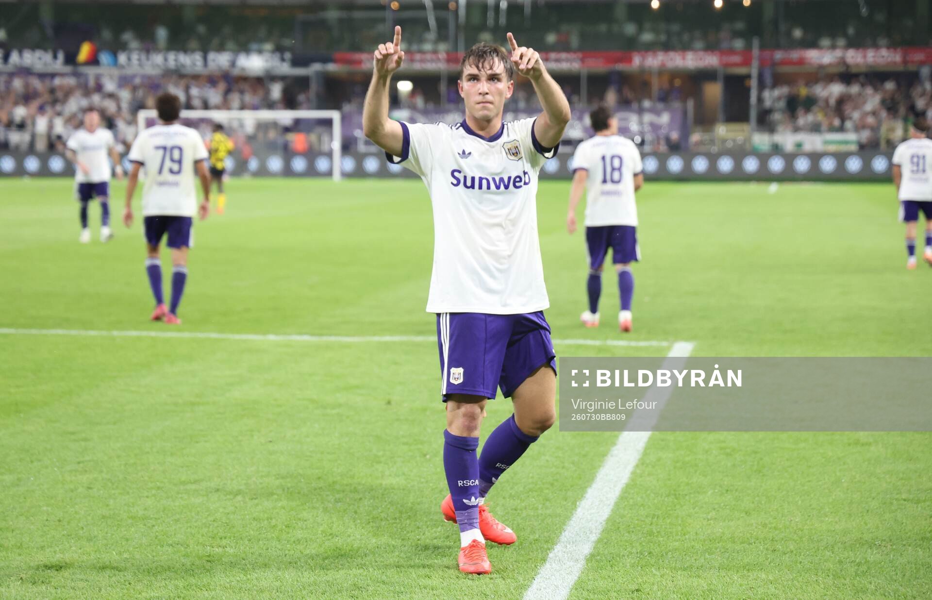 Football, Europa League, Qualifier, Anderlecht - Hammarby