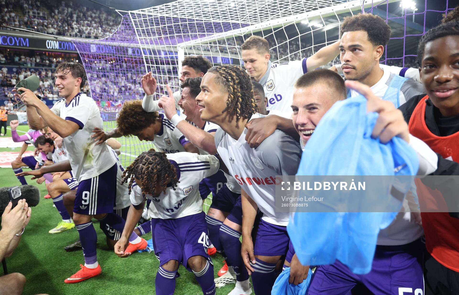 Football, Europa League, Qualifier, Anderlecht - Hammarby a